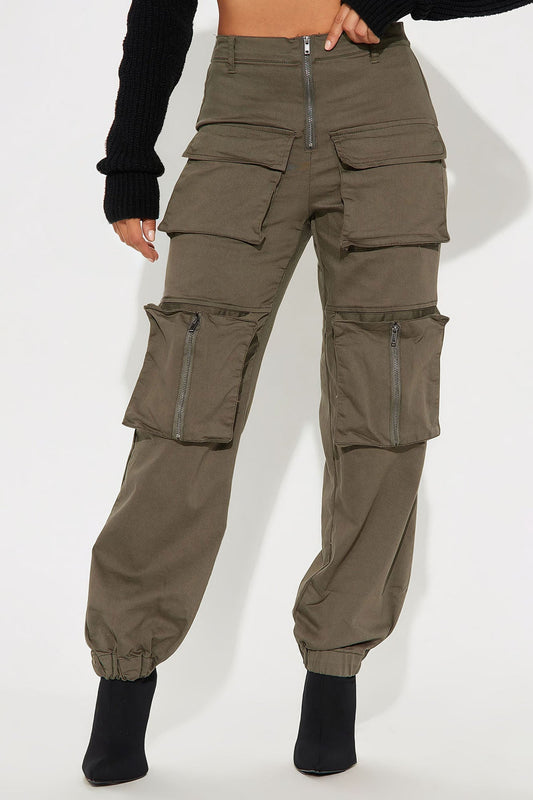 Meant Something Cargo Jogger - Olive