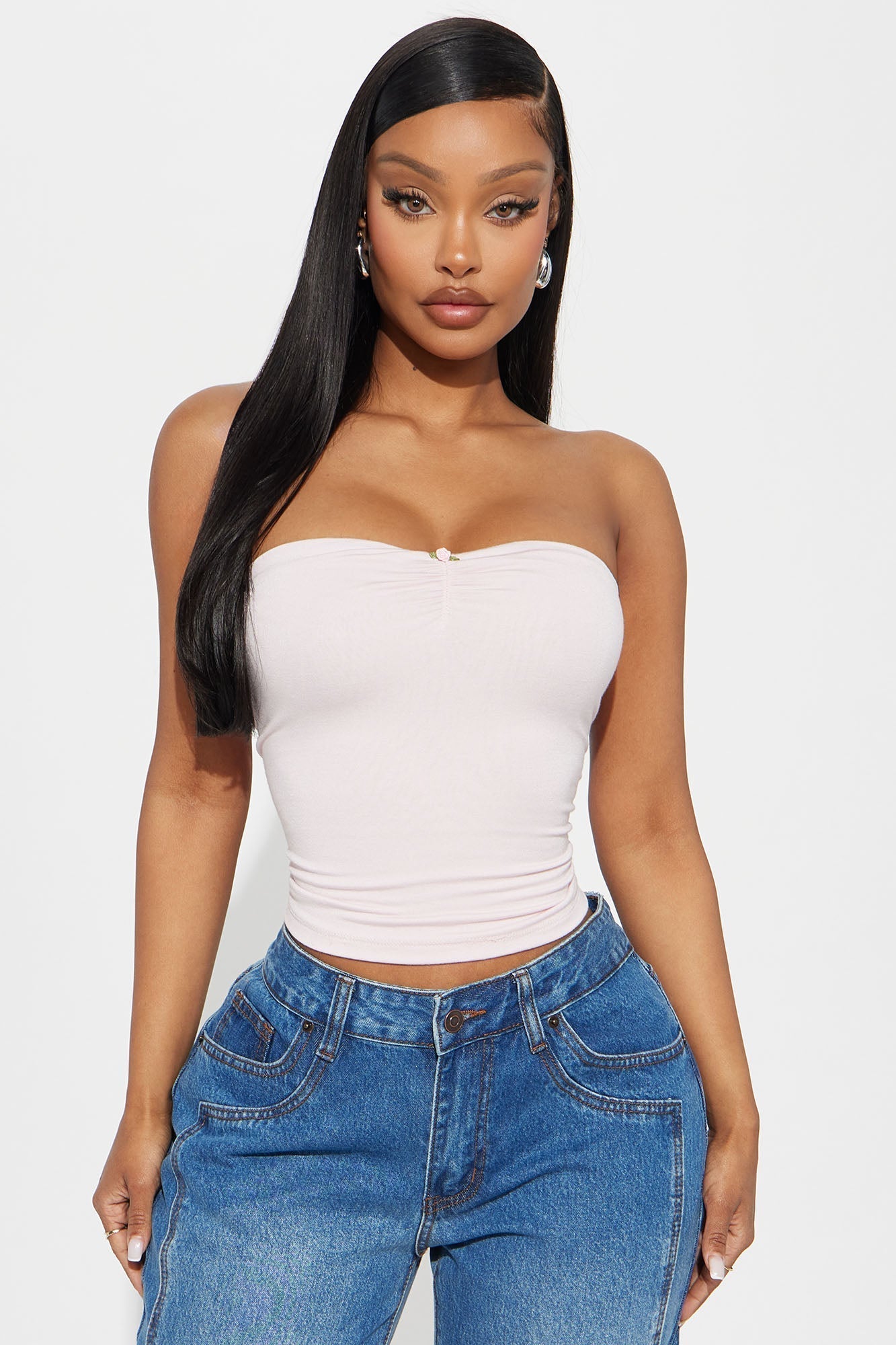 Cassie 2PC Bolero And Tube Top - Pink