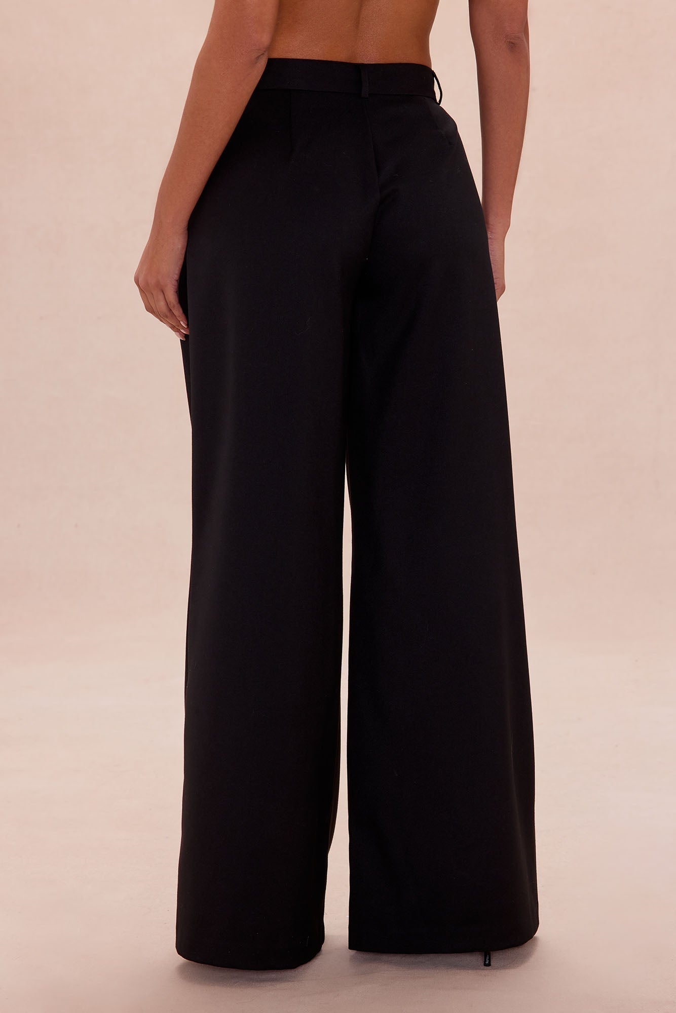 Mila Wide Leg Pant - Black