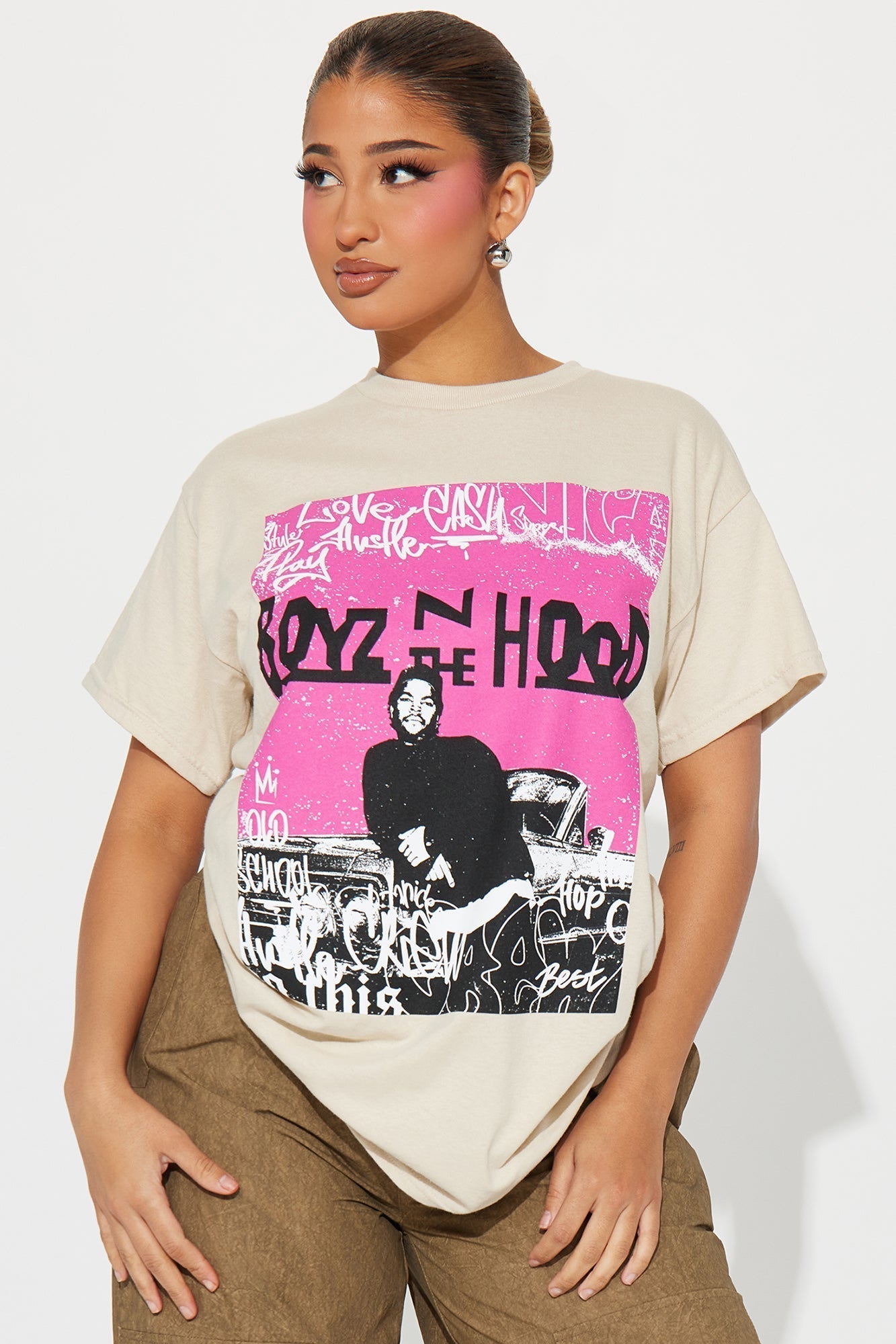 Boyz N The Hood Graphic Tee - Sand