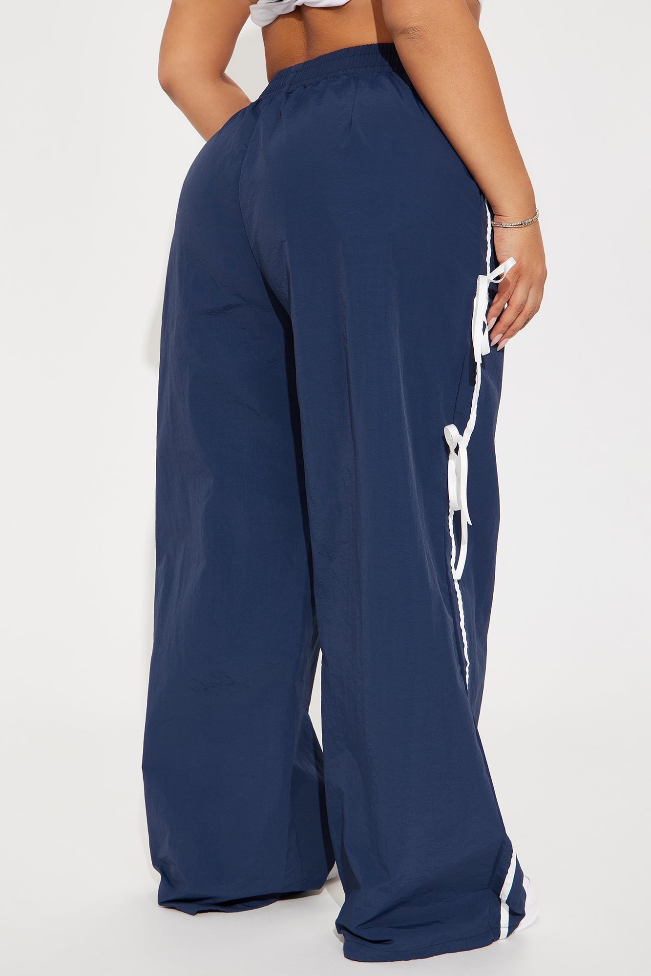 Cindy Windbreaker Track Pant - Navy