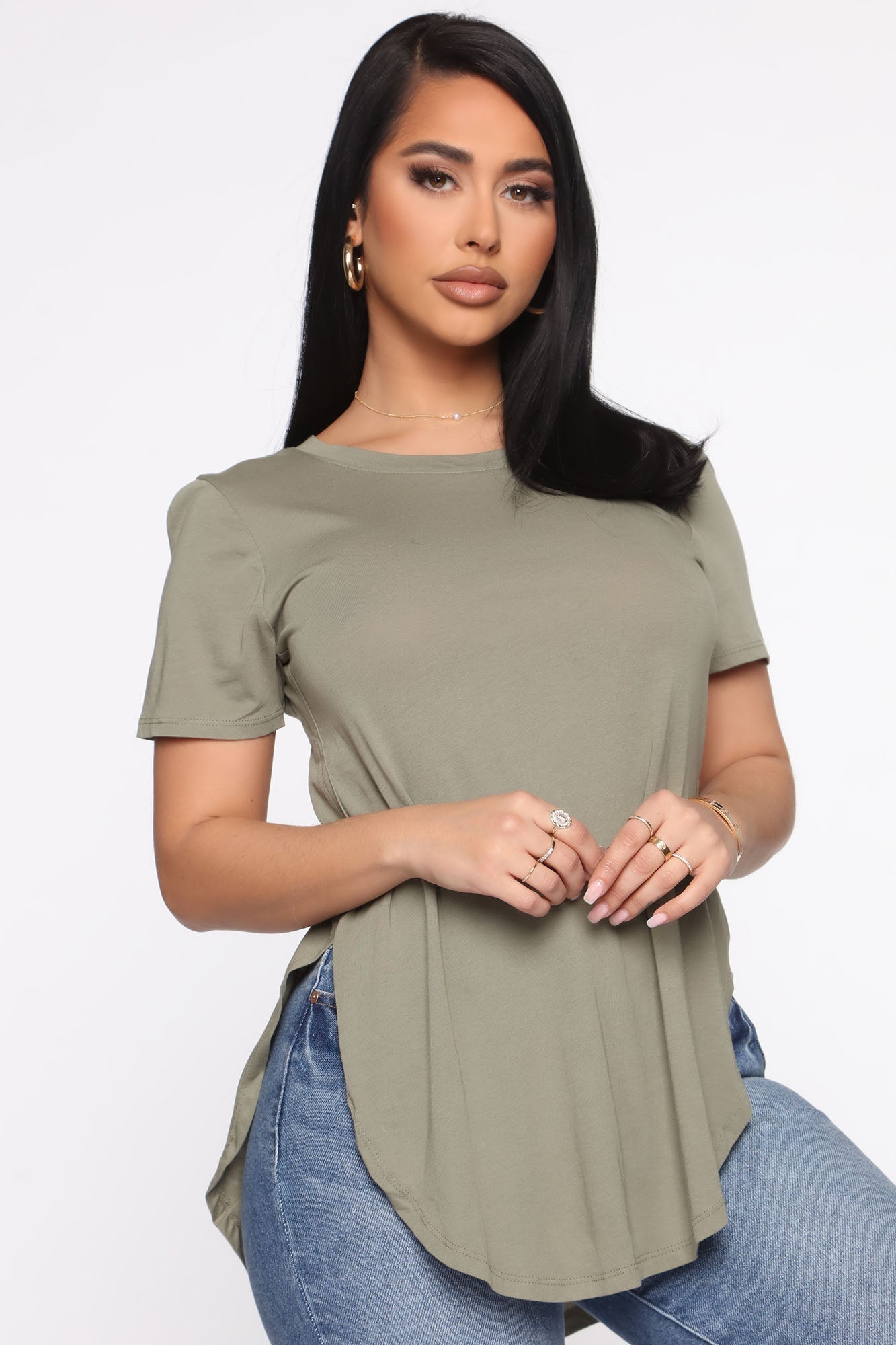 Laid Back Tee - Olive