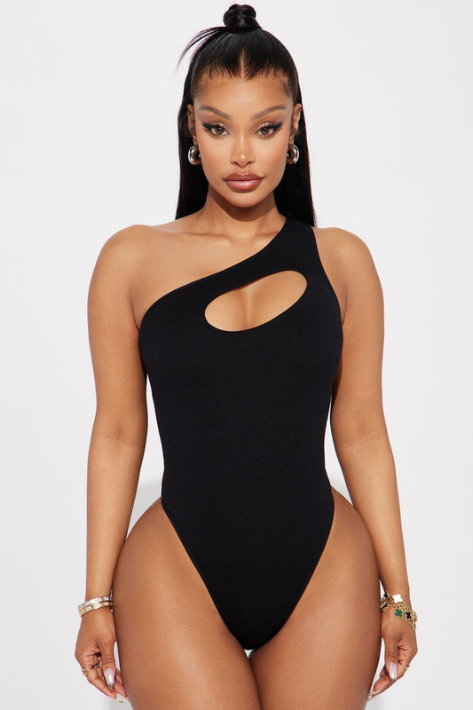 Got Your Attention Bodysuit - Black