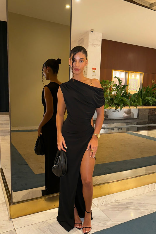 Keep Walking Maxi Dress - Black