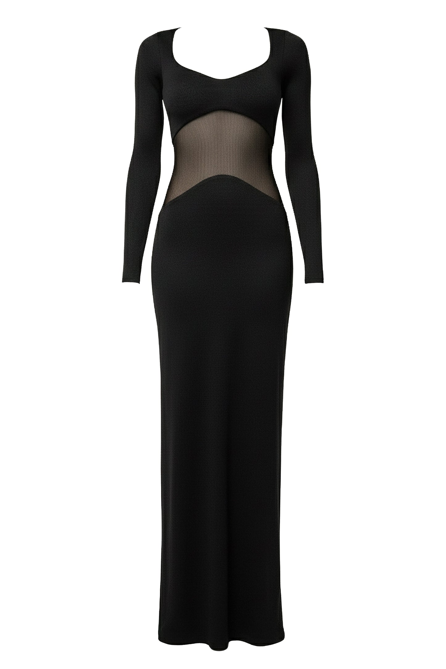 Black Glitz Hour Maxi Dress