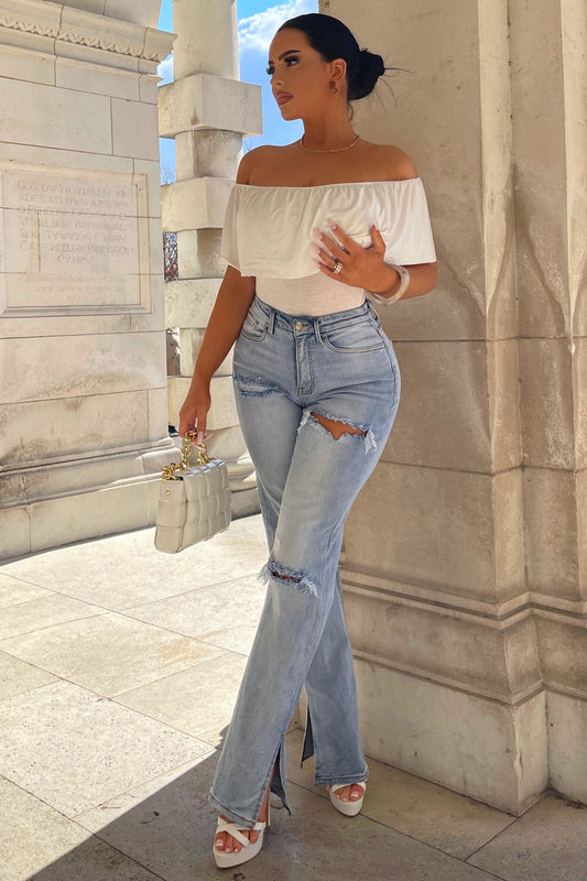 Happy Hour Bodysuit - Ivory