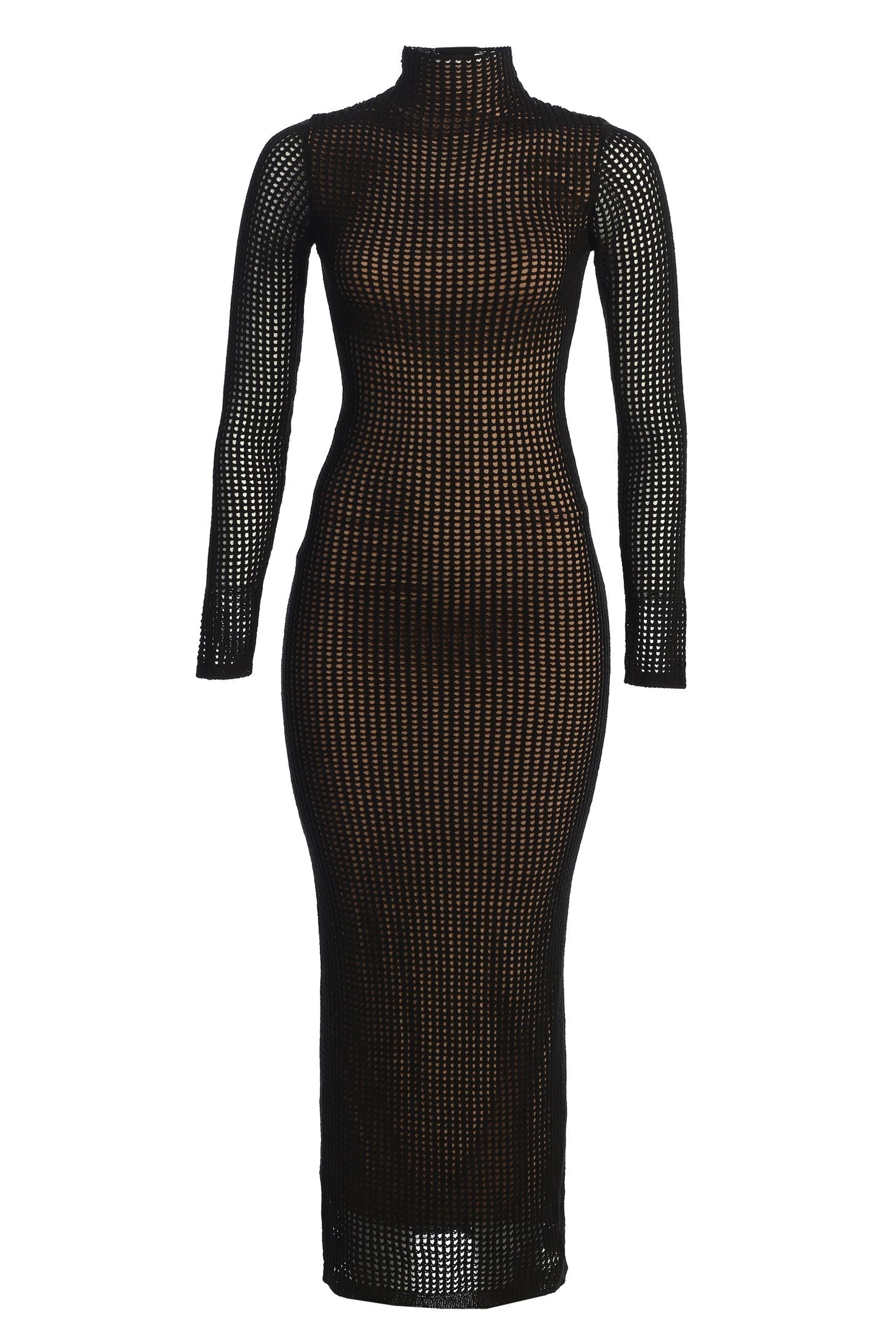 Black Rosabelle Knit Maxi Dress