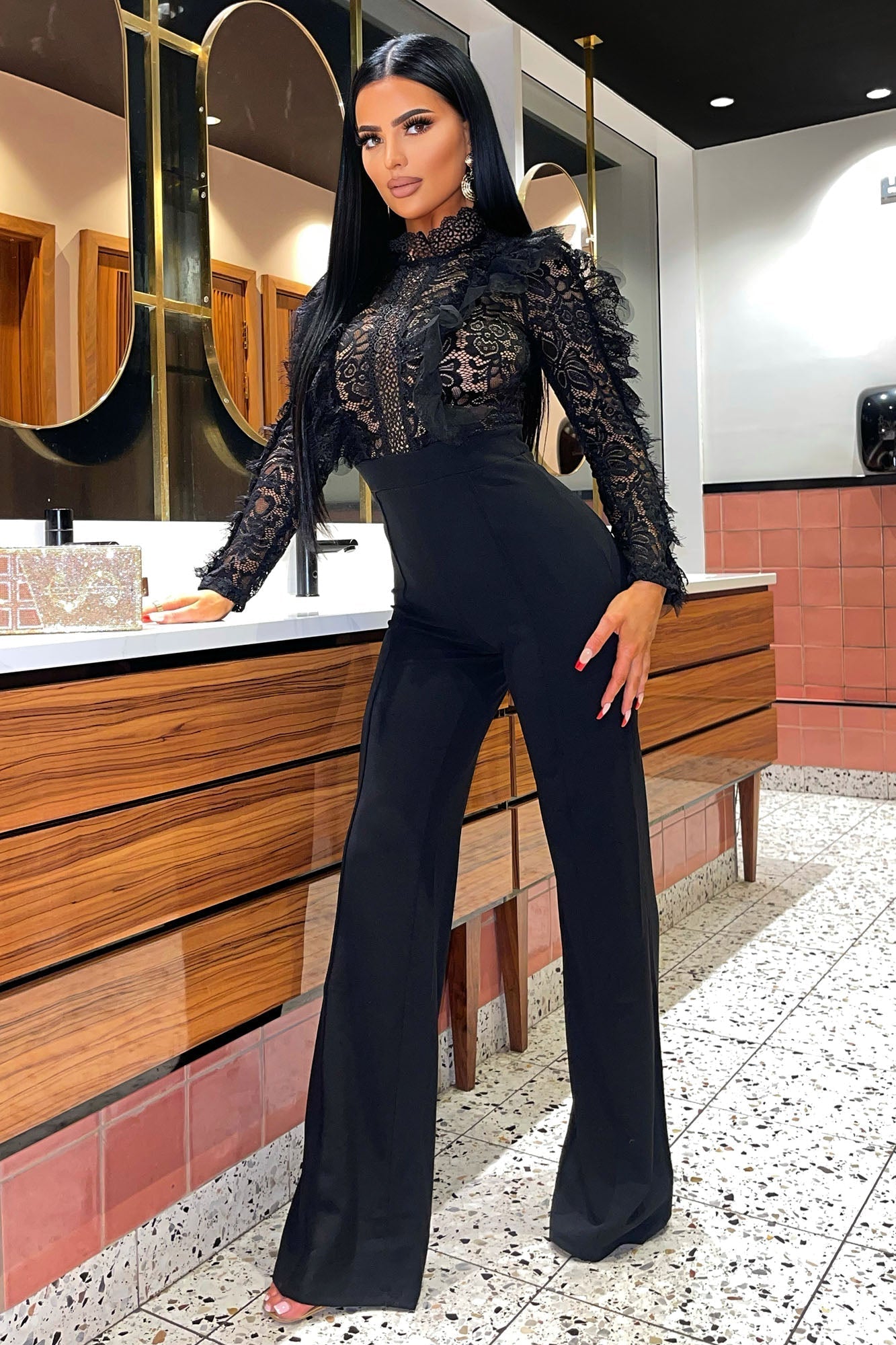 In My Shadow Jumpsuit - Black