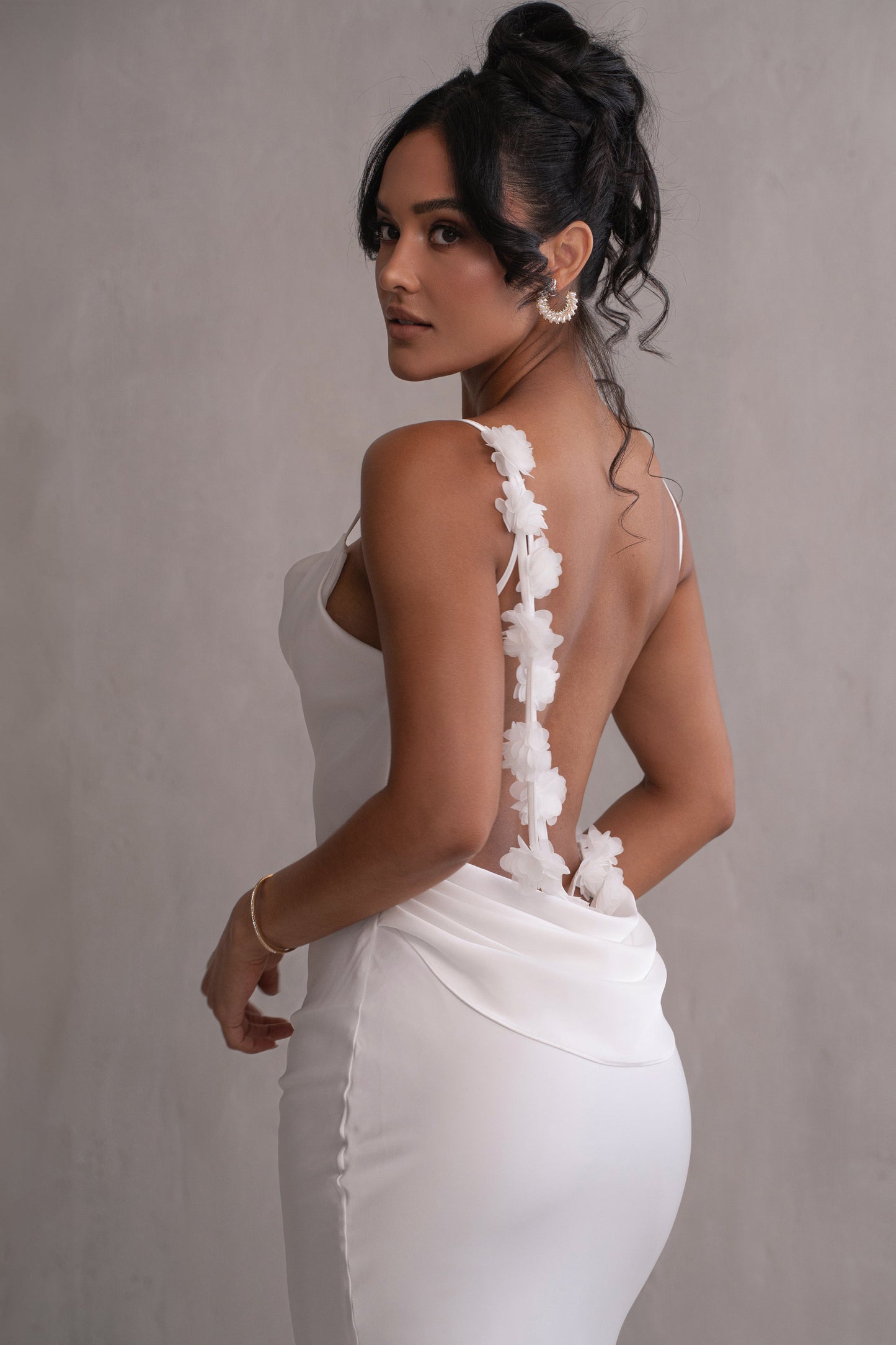 PRE-ORDER Ivory Down The Aisle Satin Gown