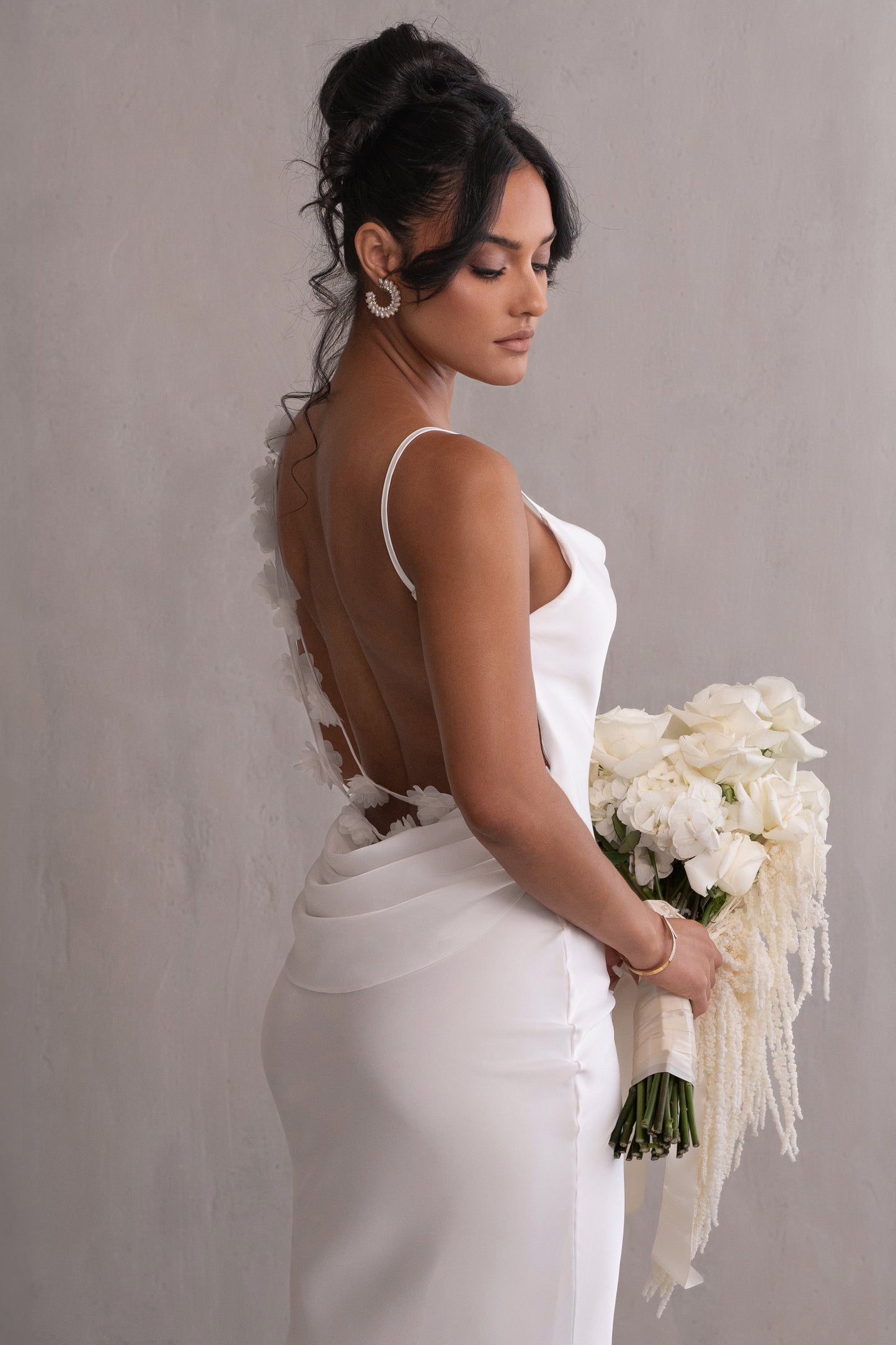 PRE-ORDER Ivory Down The Aisle Satin Gown