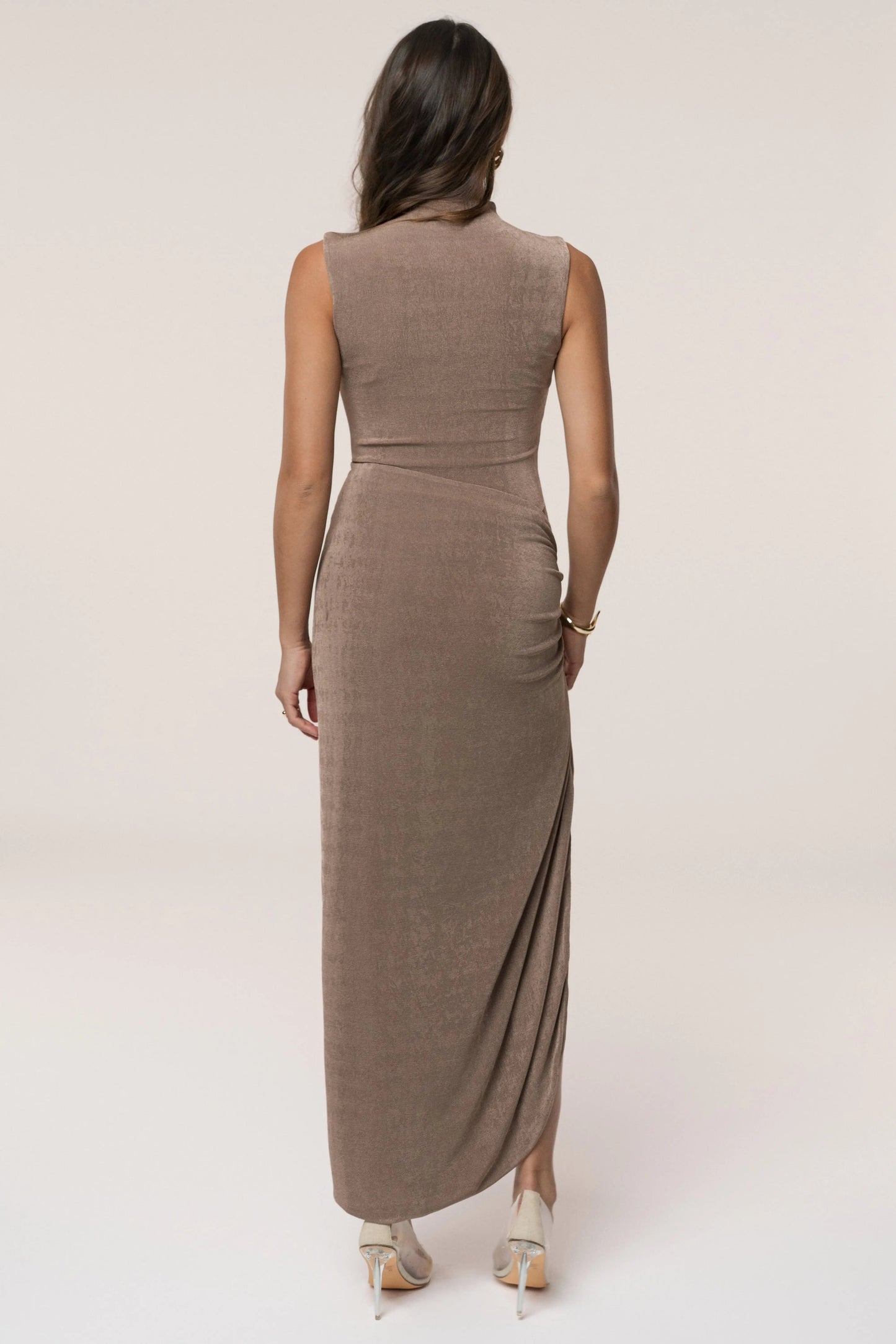 Mocha Aubree Midi Dress