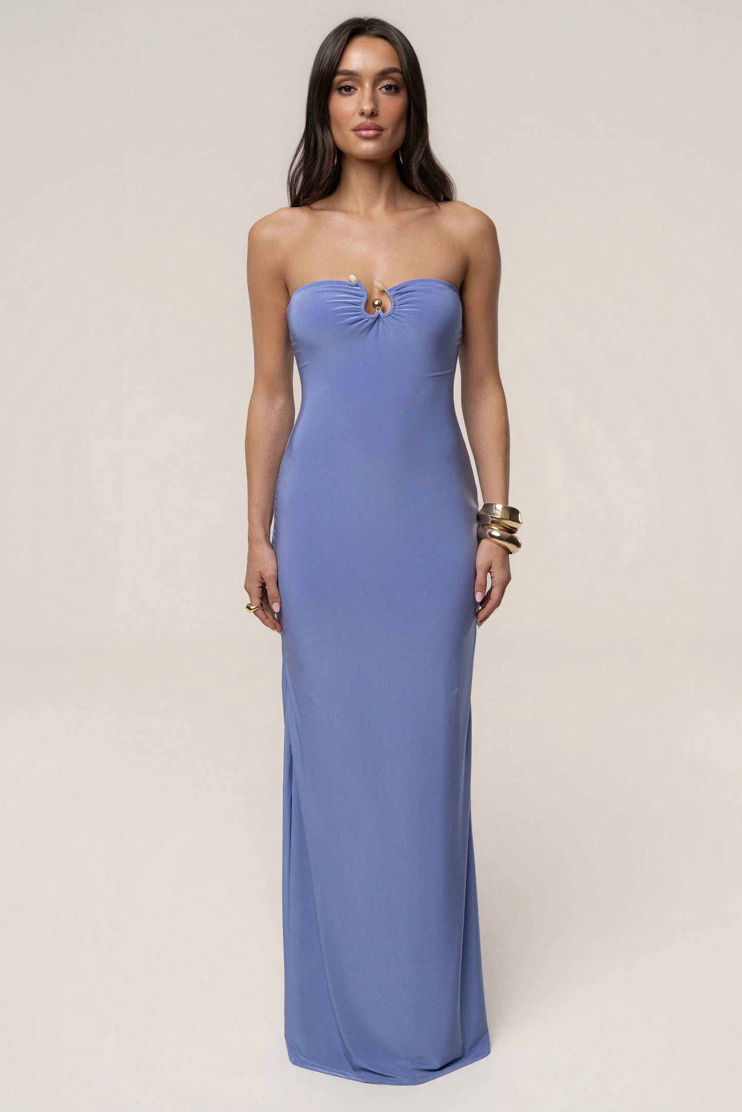 Periwinkle Drift Serenity Maxi Dress