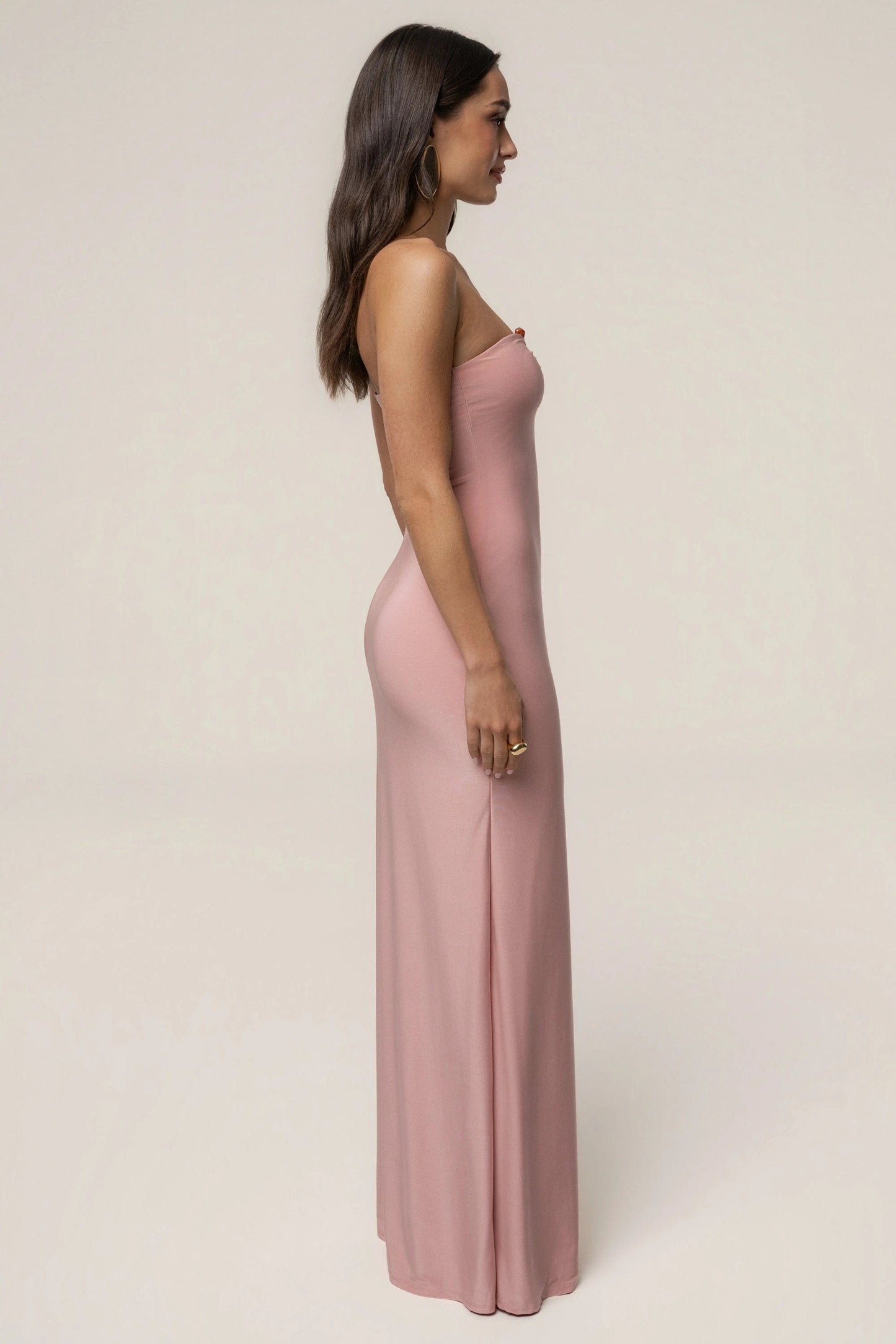 Dusty Rose Drift Serenity Maxi Dress