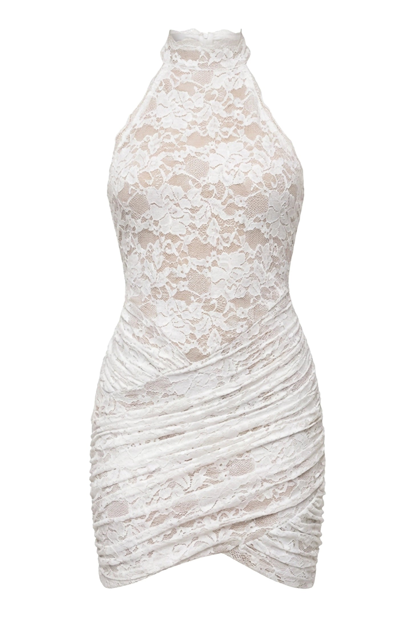 White  Lace Affair Mini Dress