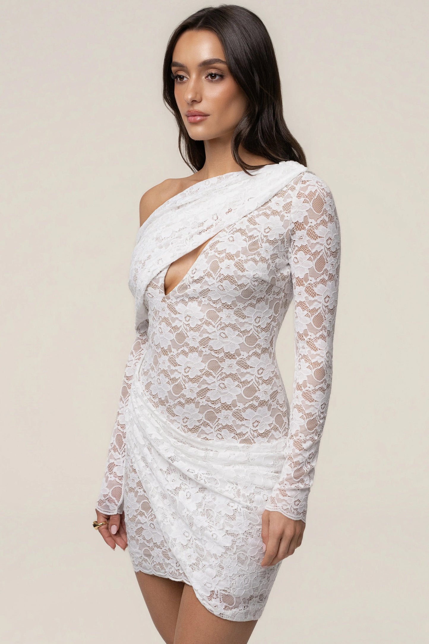 White Midnight Romance Lace Dress