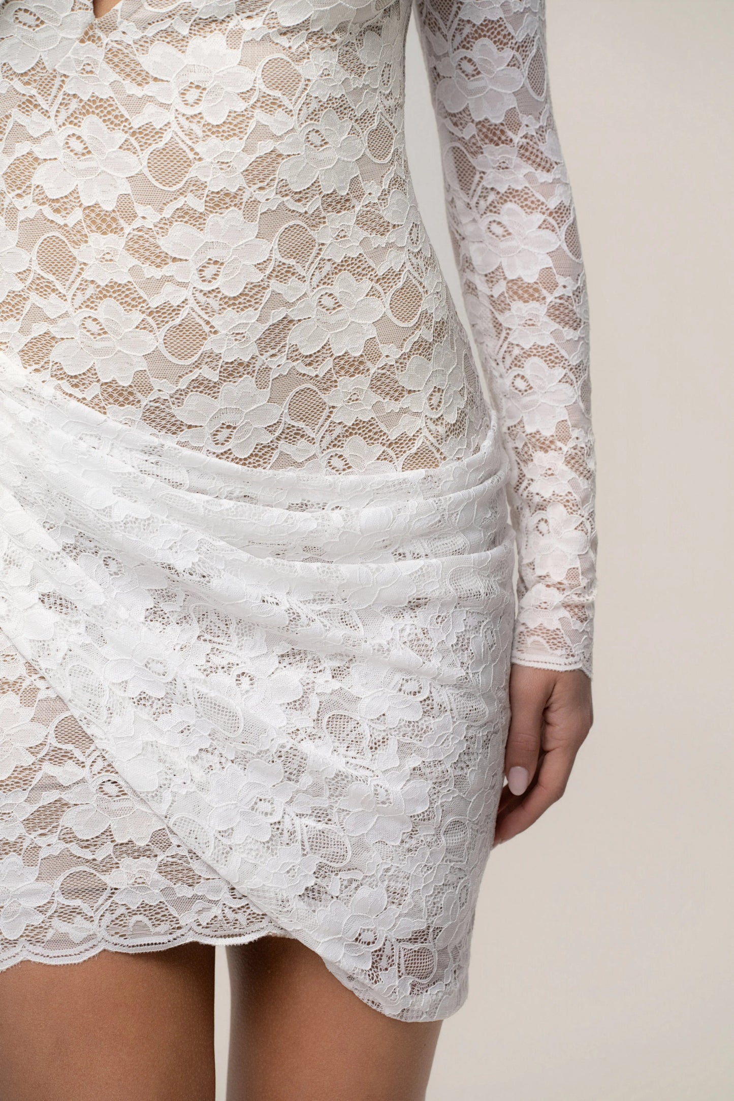 White Midnight Romance Lace Dress