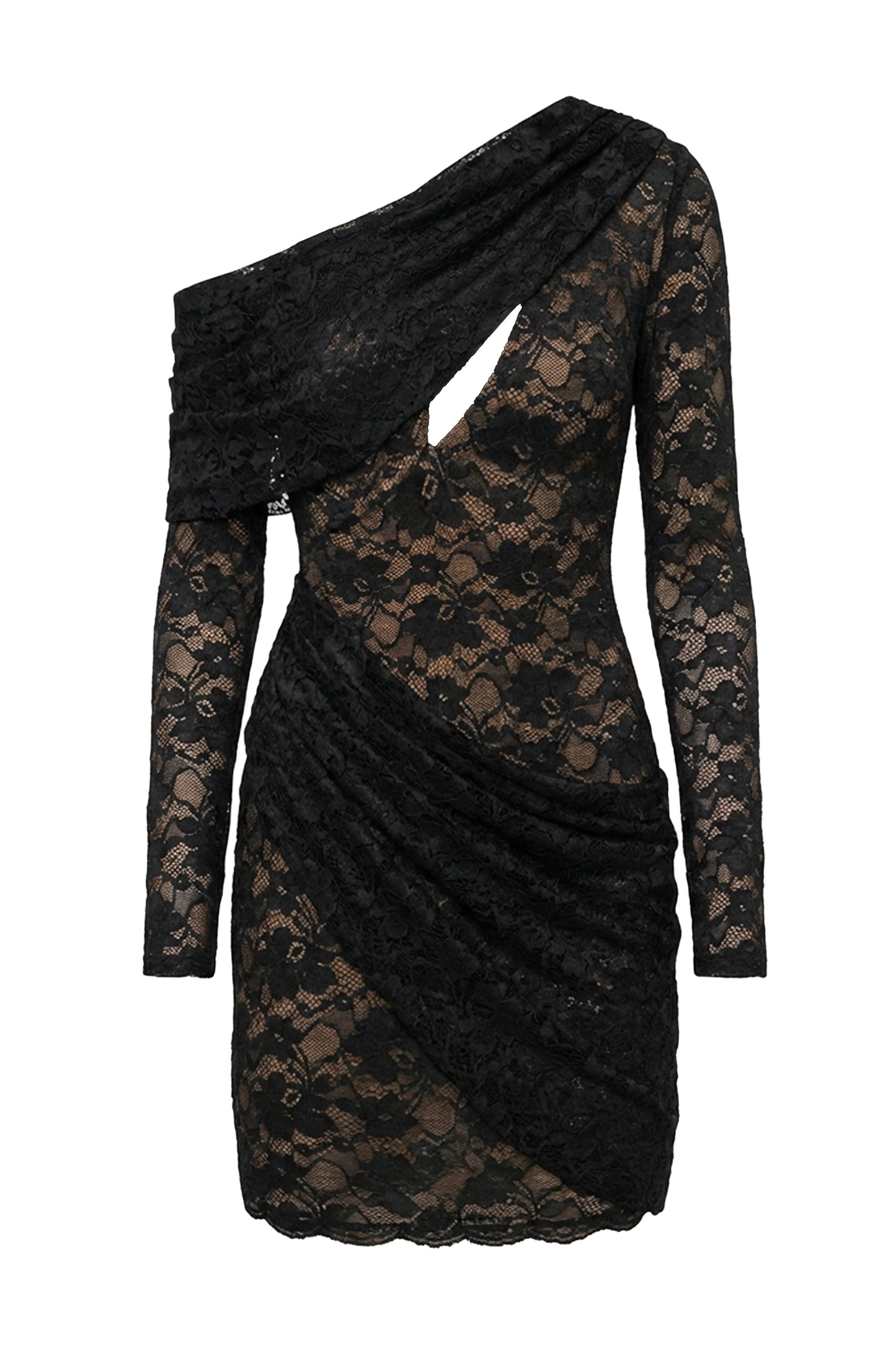 Black Midnight Romance Lace Dress