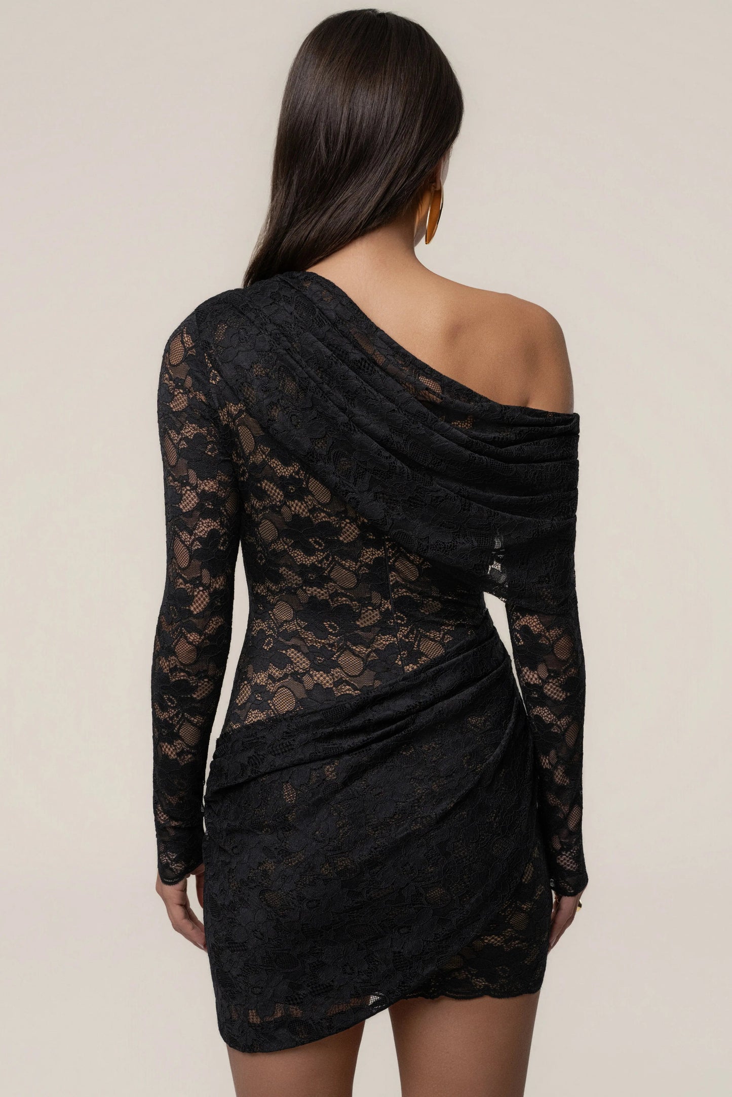 Black Midnight Romance Lace Dress