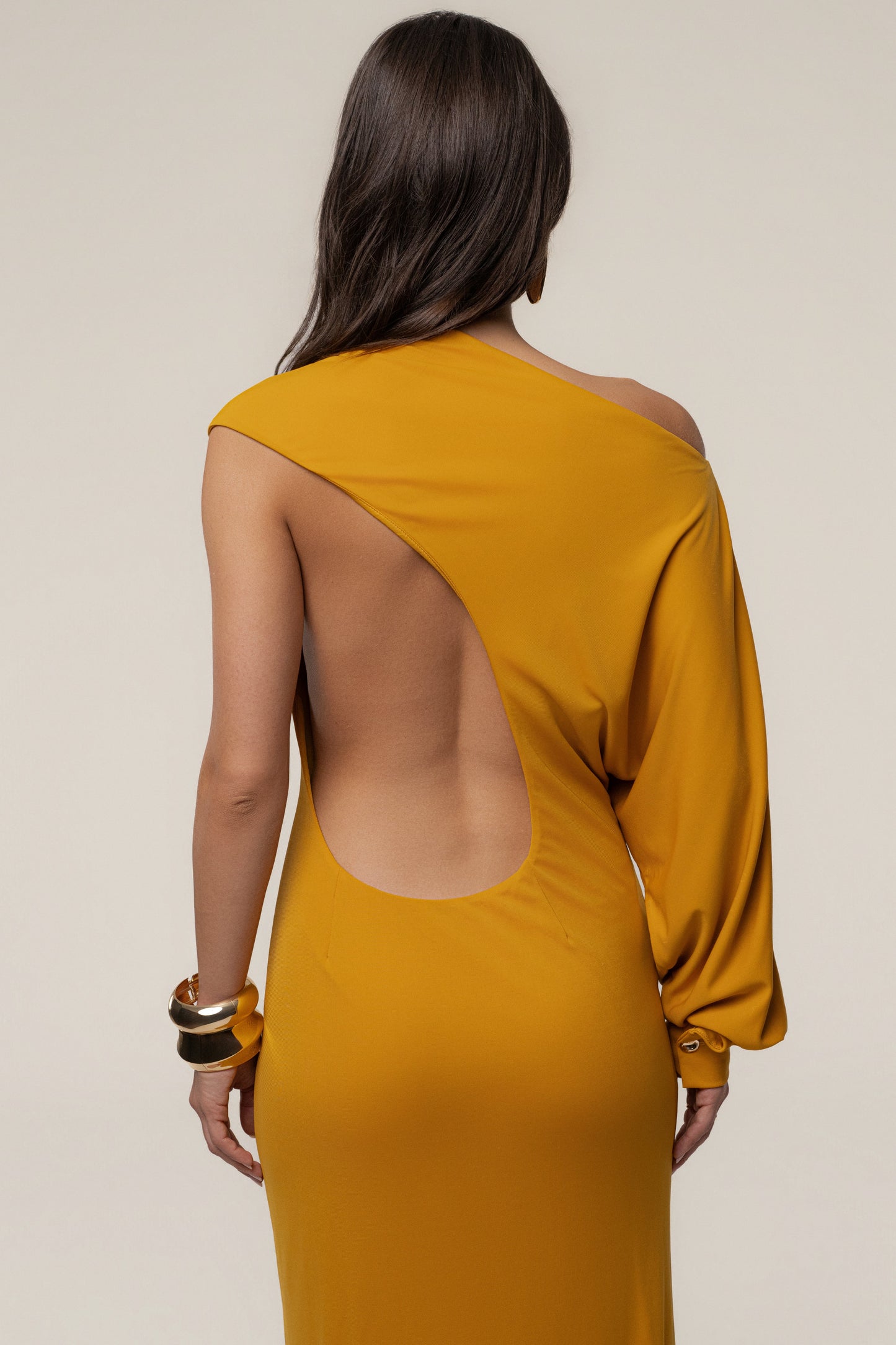 Yellow Winter Jewel Maxi Dress
