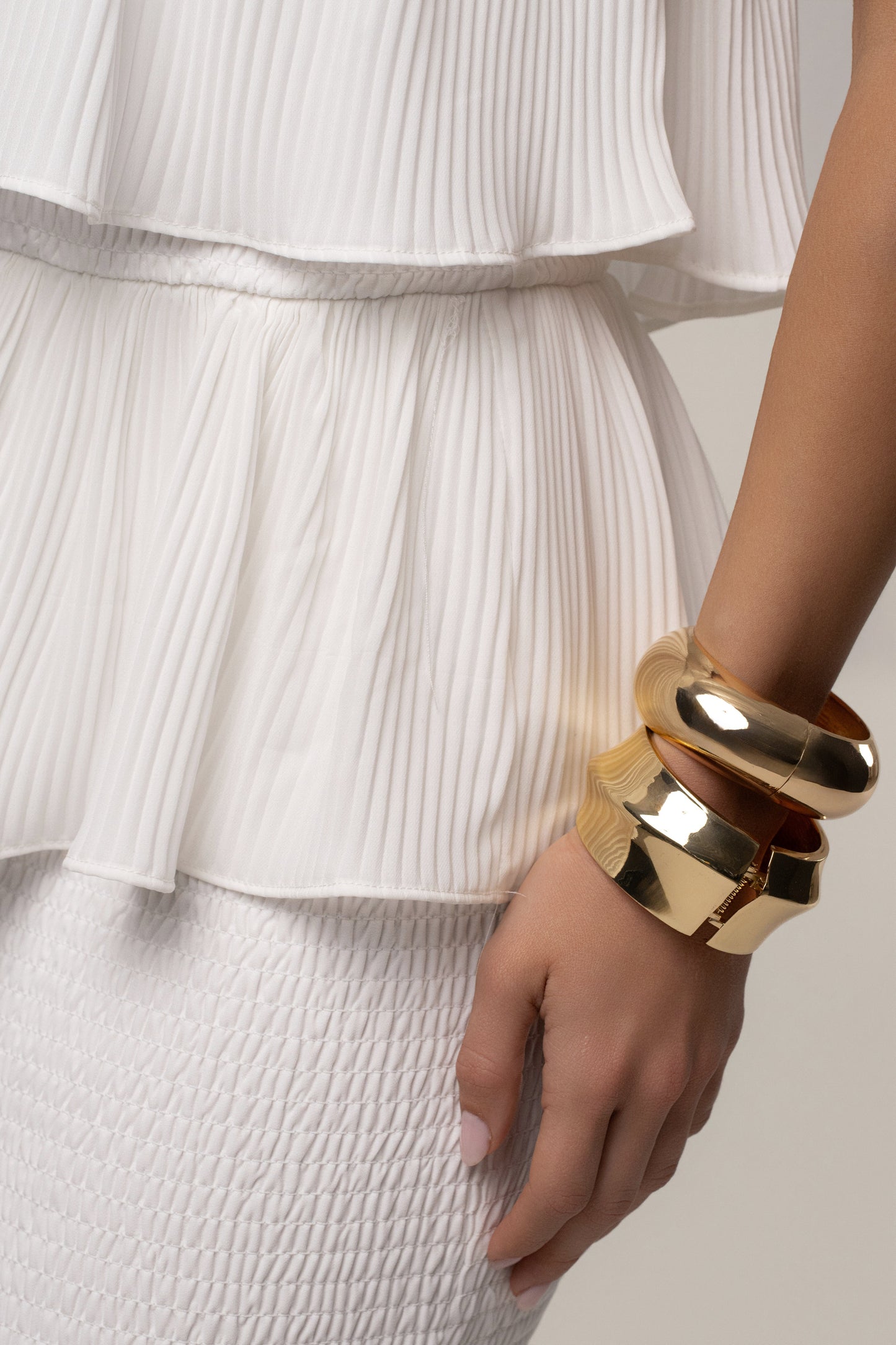Ivory Casa Blanca Ruffle Dress