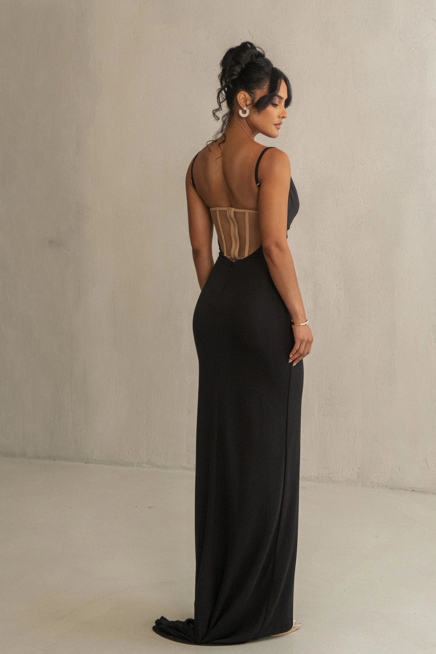 Black Until Forever Maxi Dress