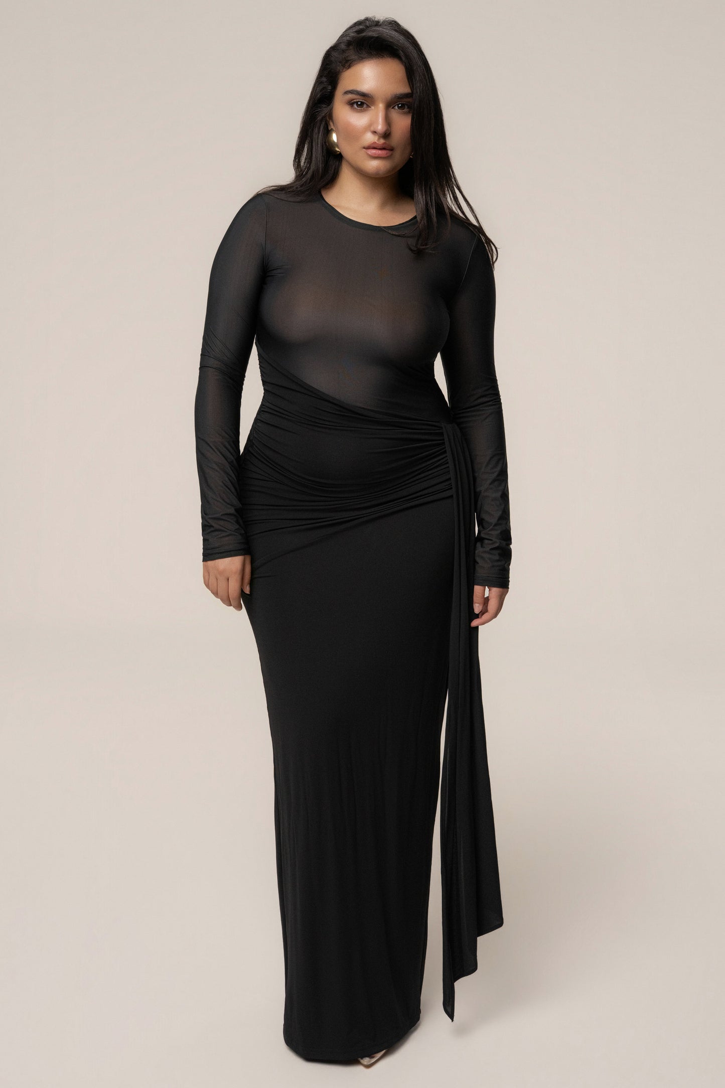 Black Halo Hour Maxi Dress