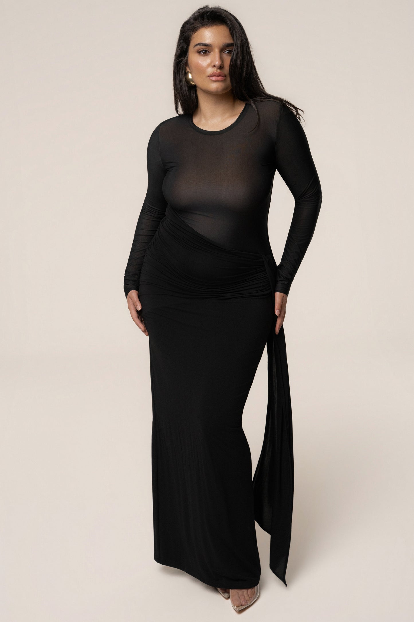 Black Halo Hour Maxi Dress