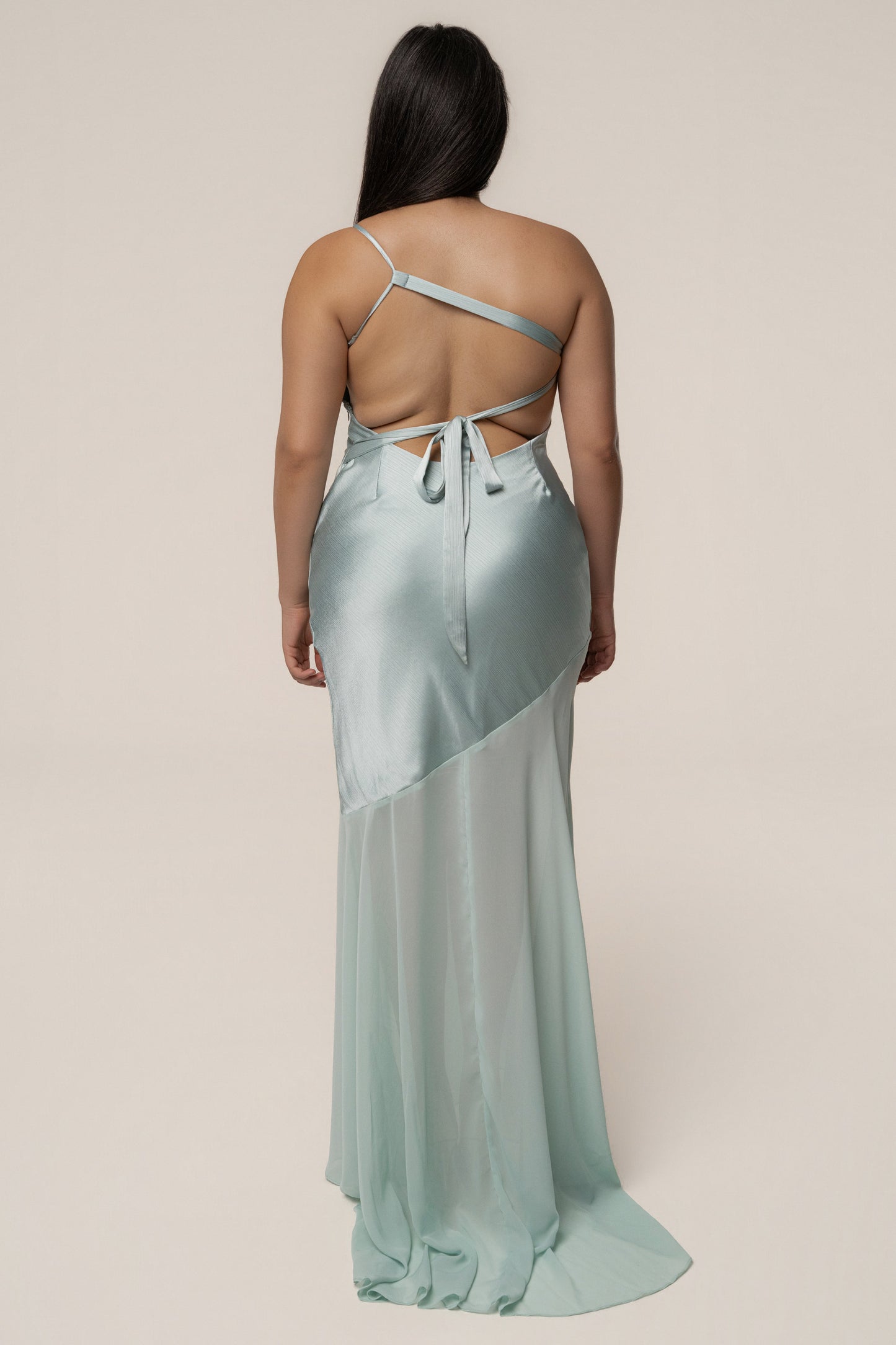 Blue Olivia  One Shoulder Maxi Dress