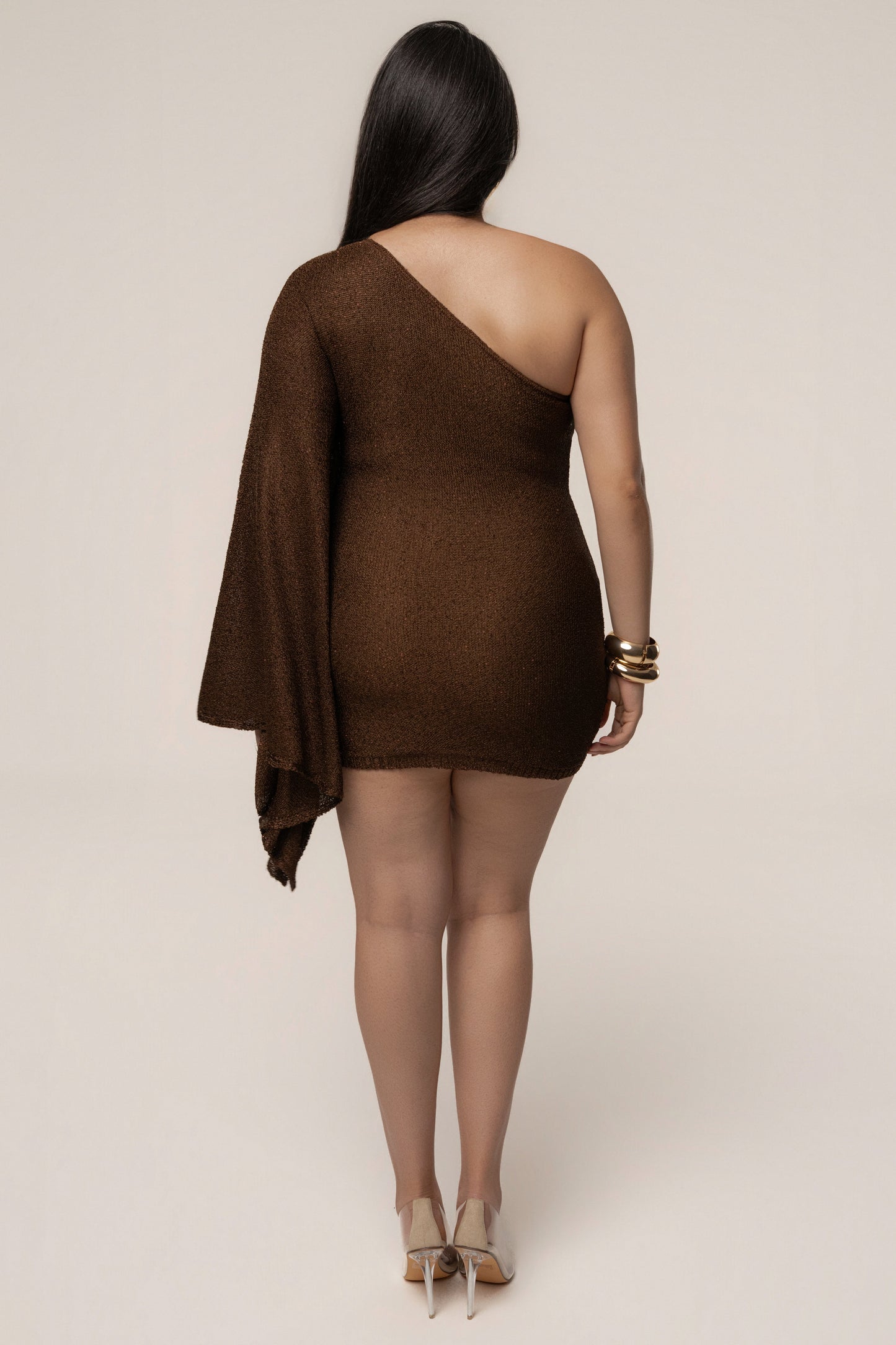 Bronze Lumiere Sequin Mini Dress