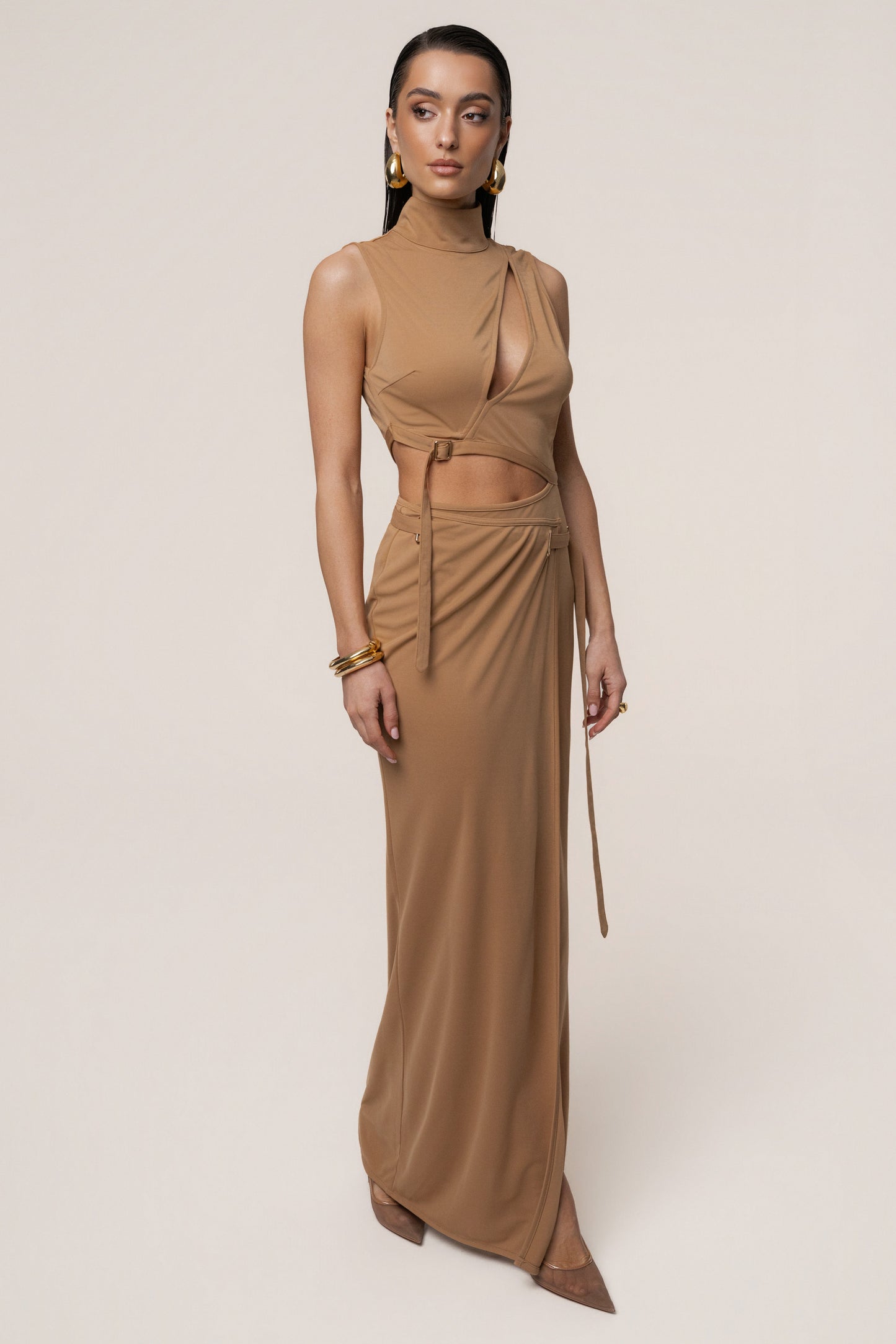 Tan Behind The Scenes Dress