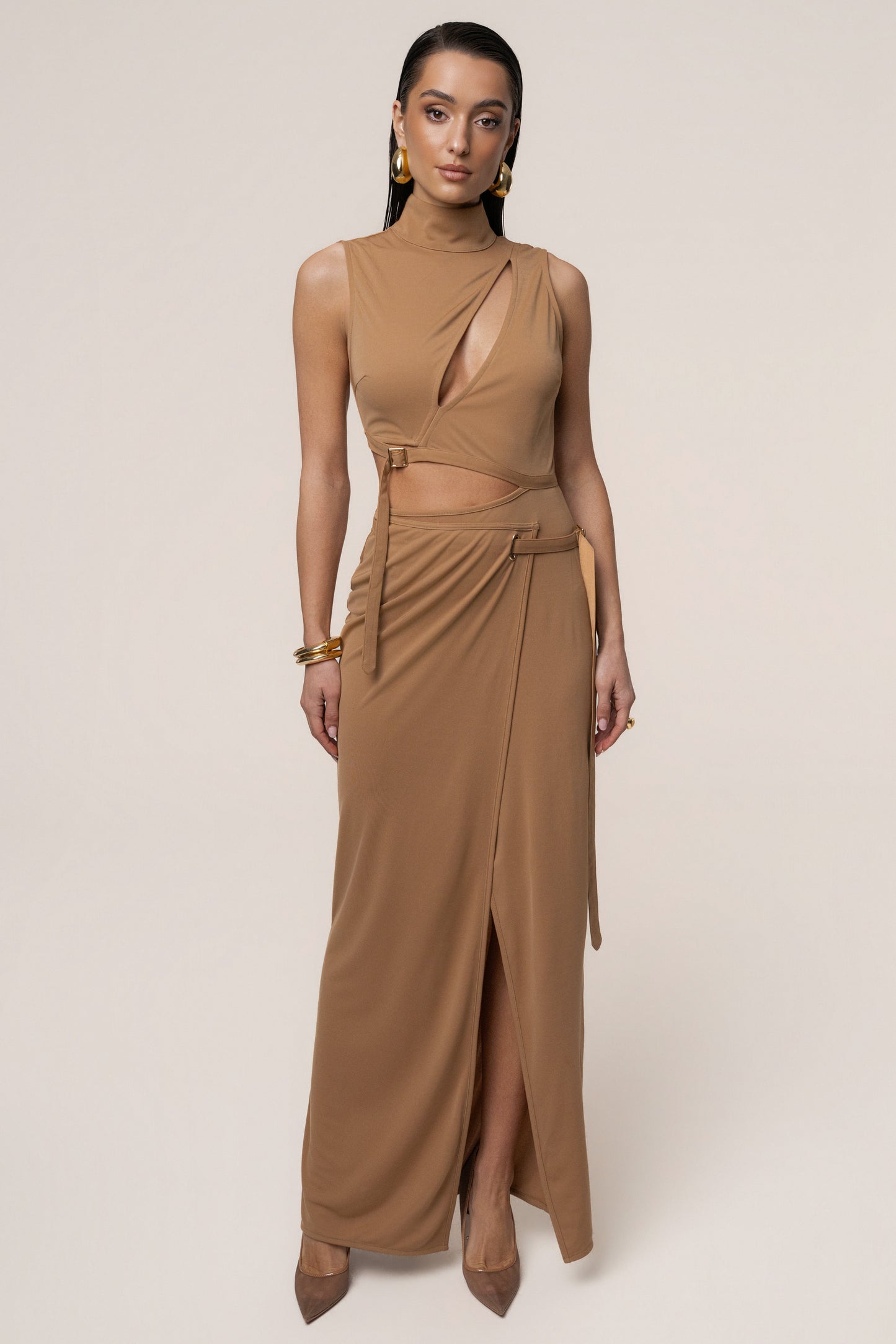 Tan Behind The Scenes Dress