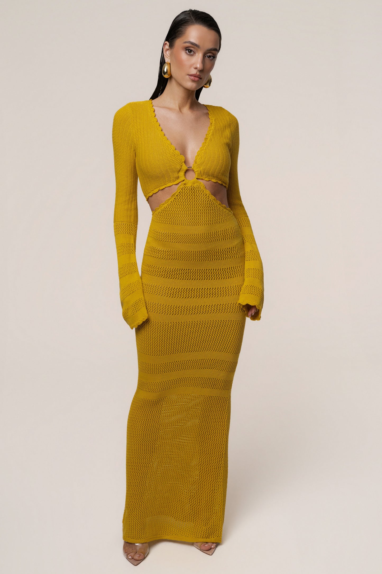 Yellow Blossom Haven Maxi Dress
