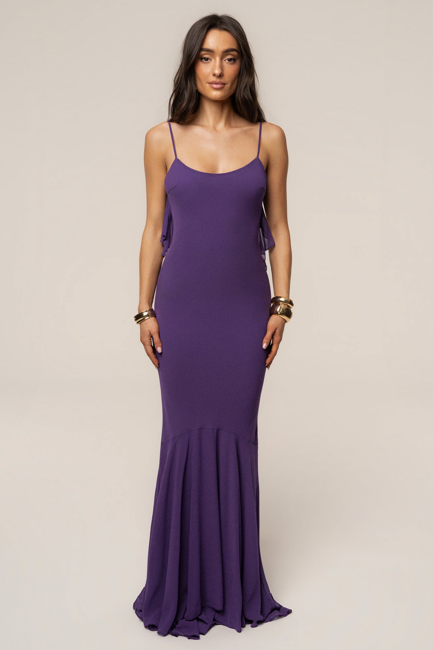 Purple Midnight Romance Maxi Dress