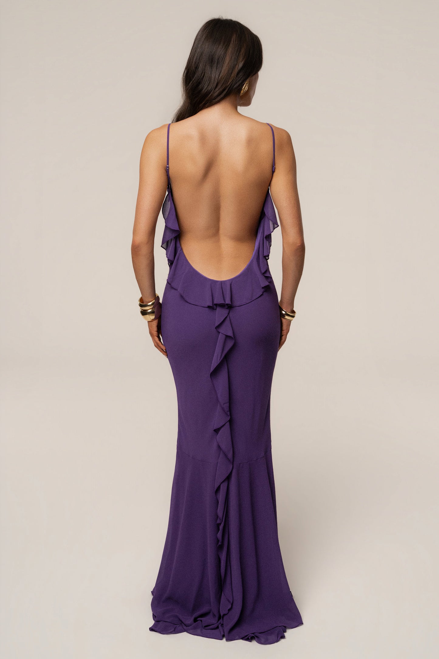Purple Midnight Romance Maxi Dress
