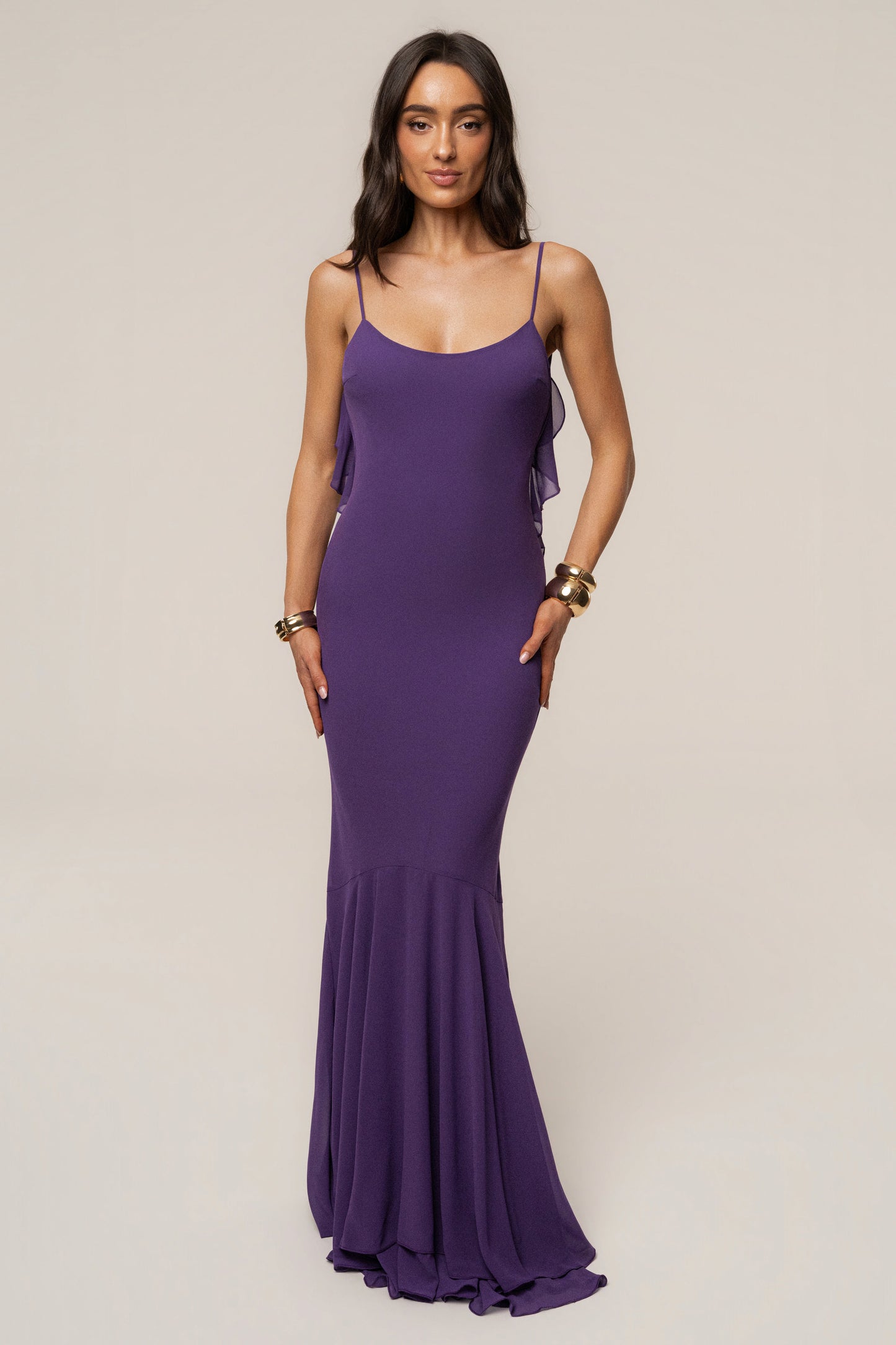 Purple Midnight Romance Maxi Dress