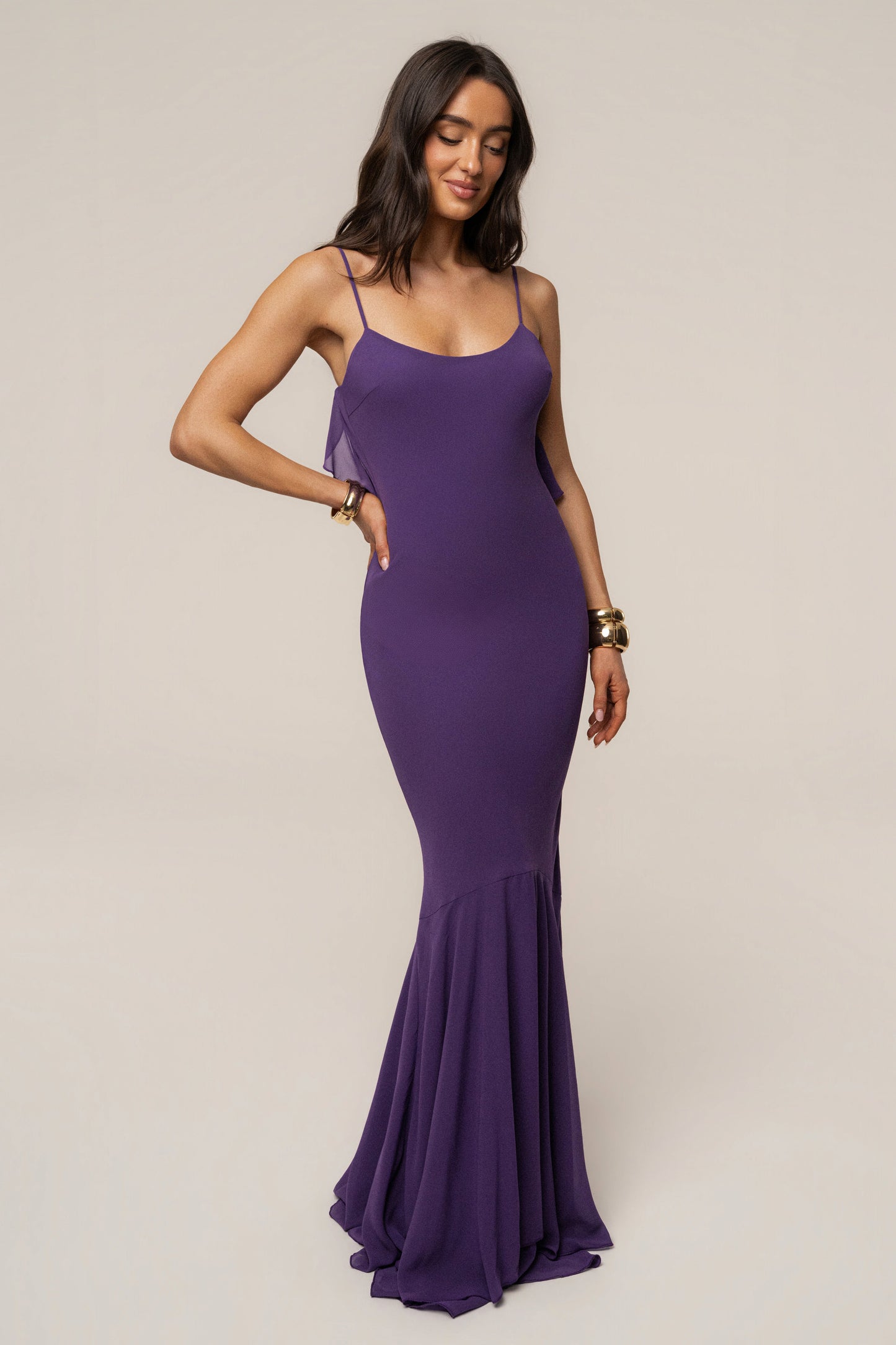 Purple Midnight Romance Maxi Dress
