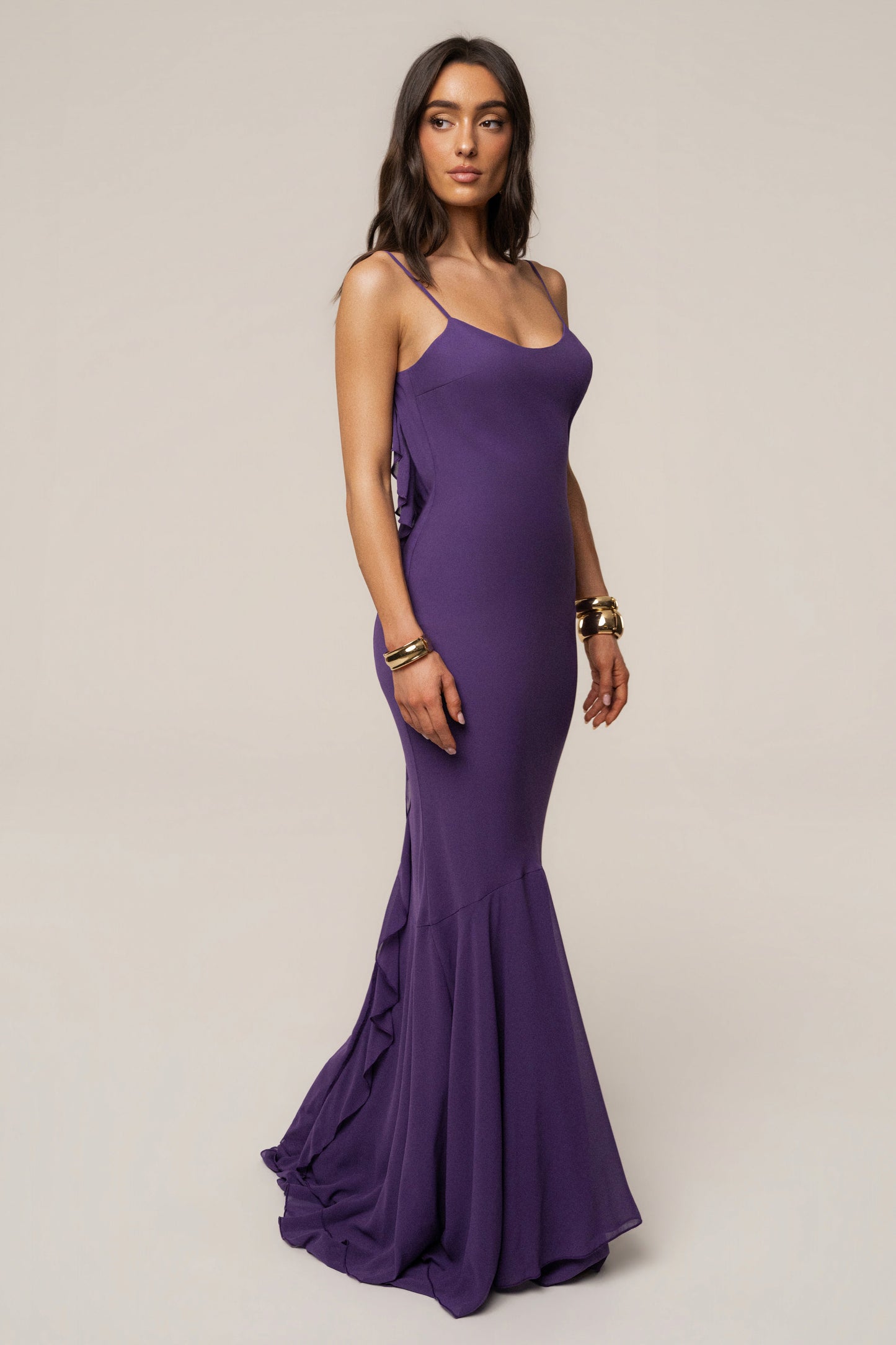 Purple Midnight Romance Maxi Dress