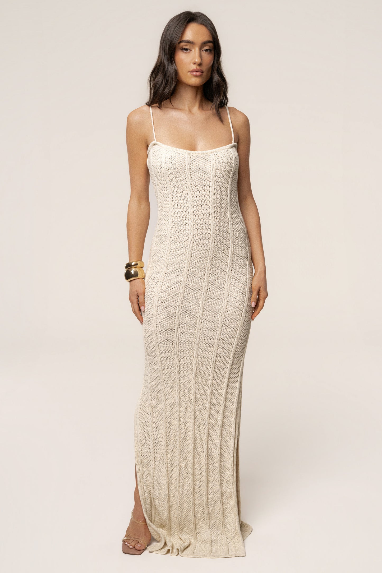 Ivory Cabana Views Crochet Dress