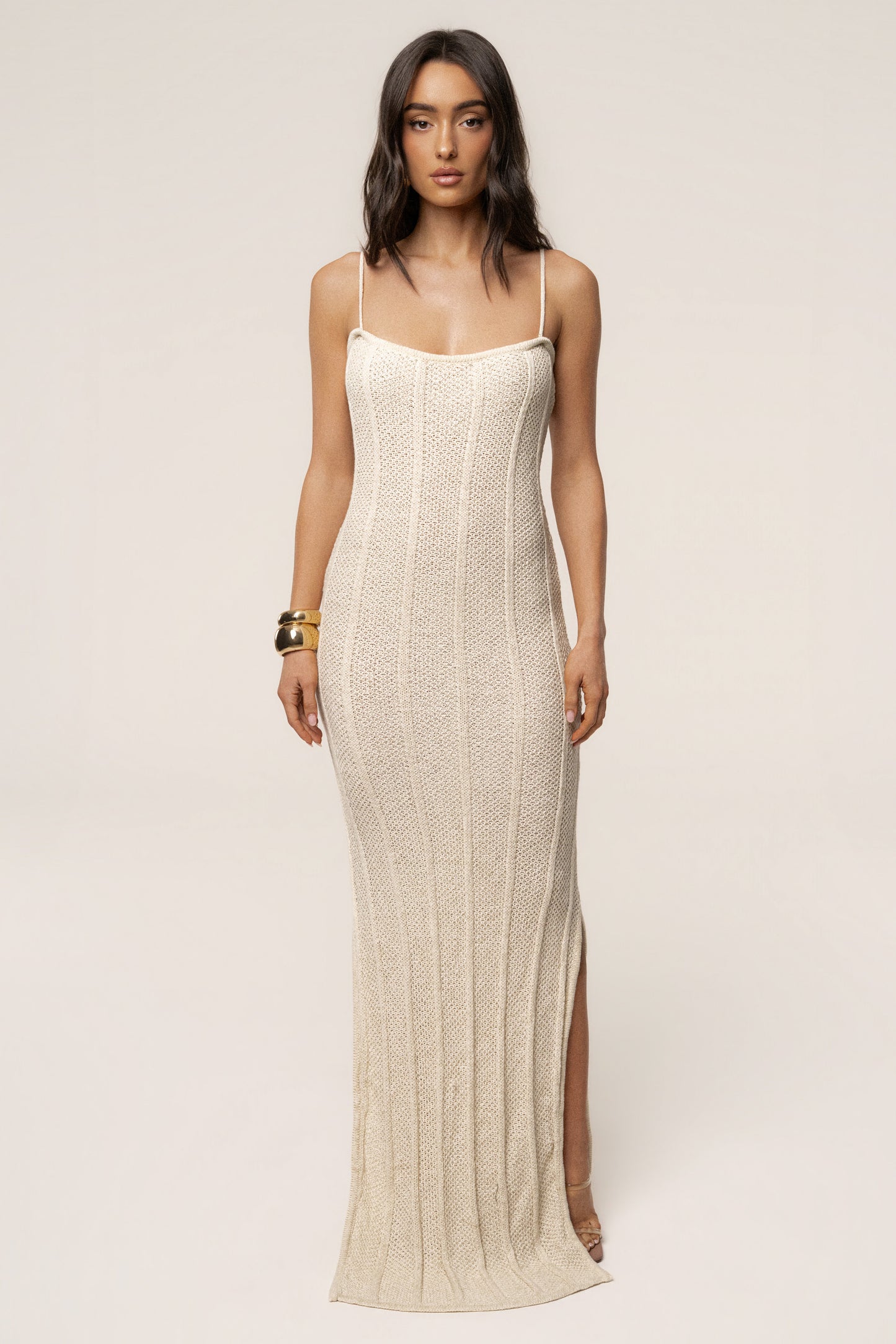 Ivory Cabana Views Crochet Dress