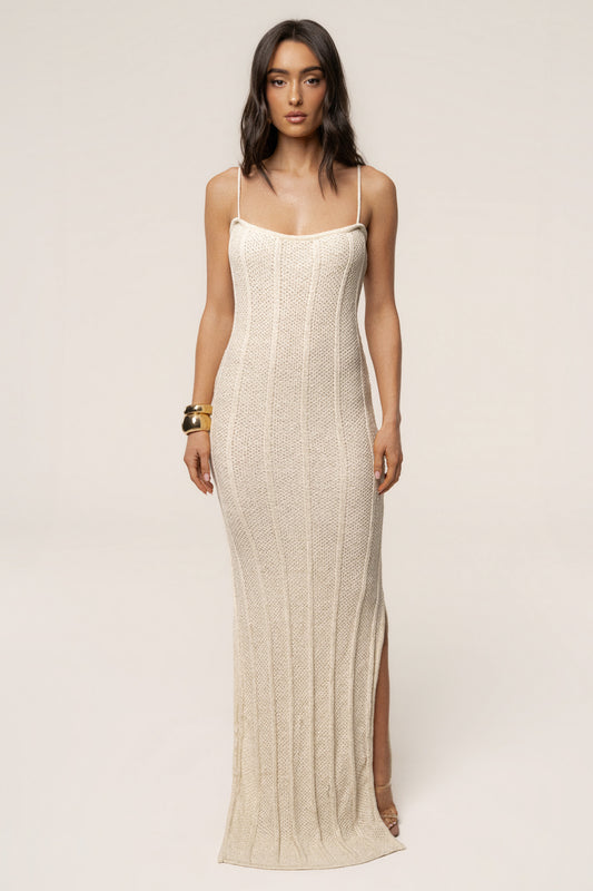 Ivory Cabana Views Crochet Dress