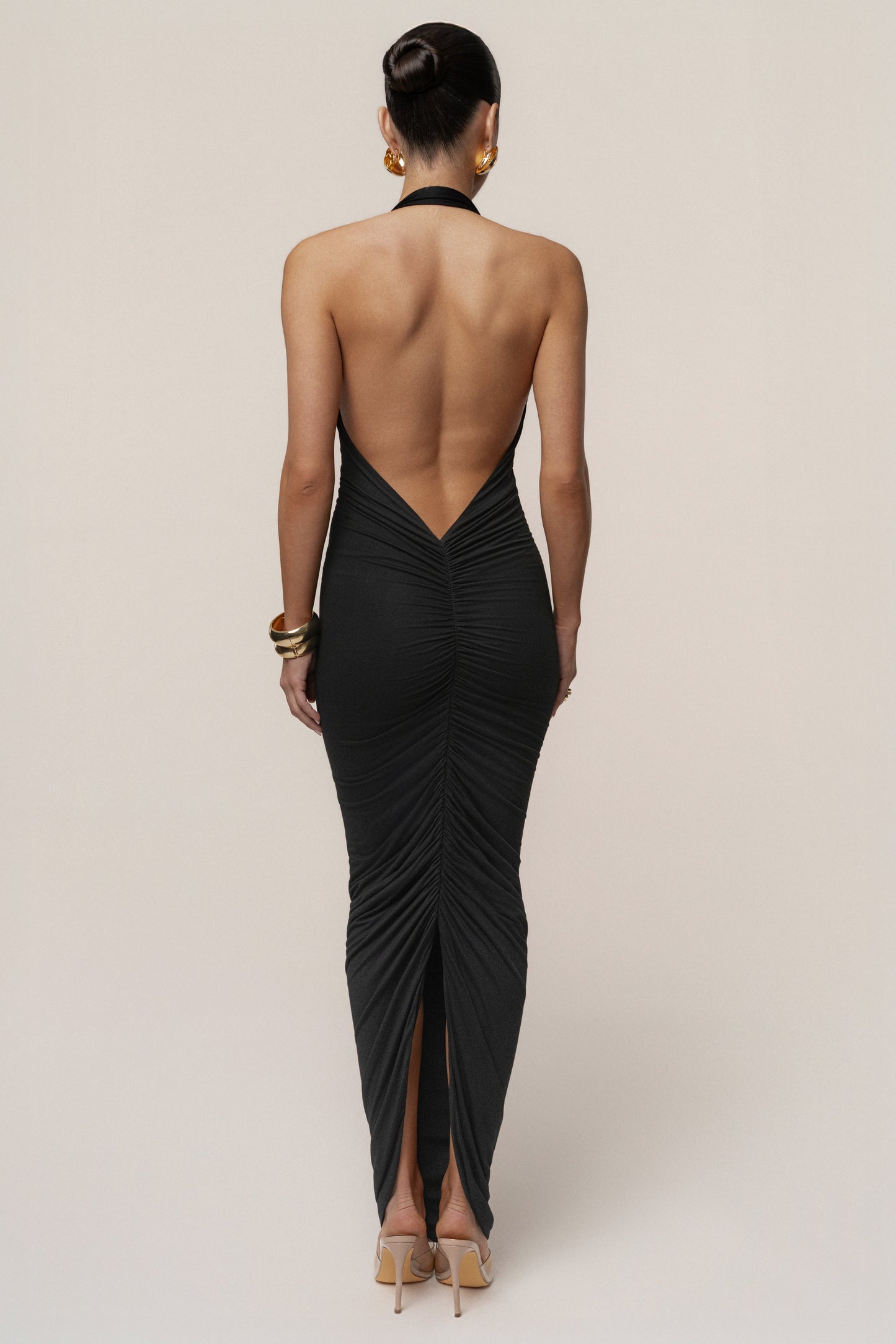 Black Isle Of Palms Maxi Dress