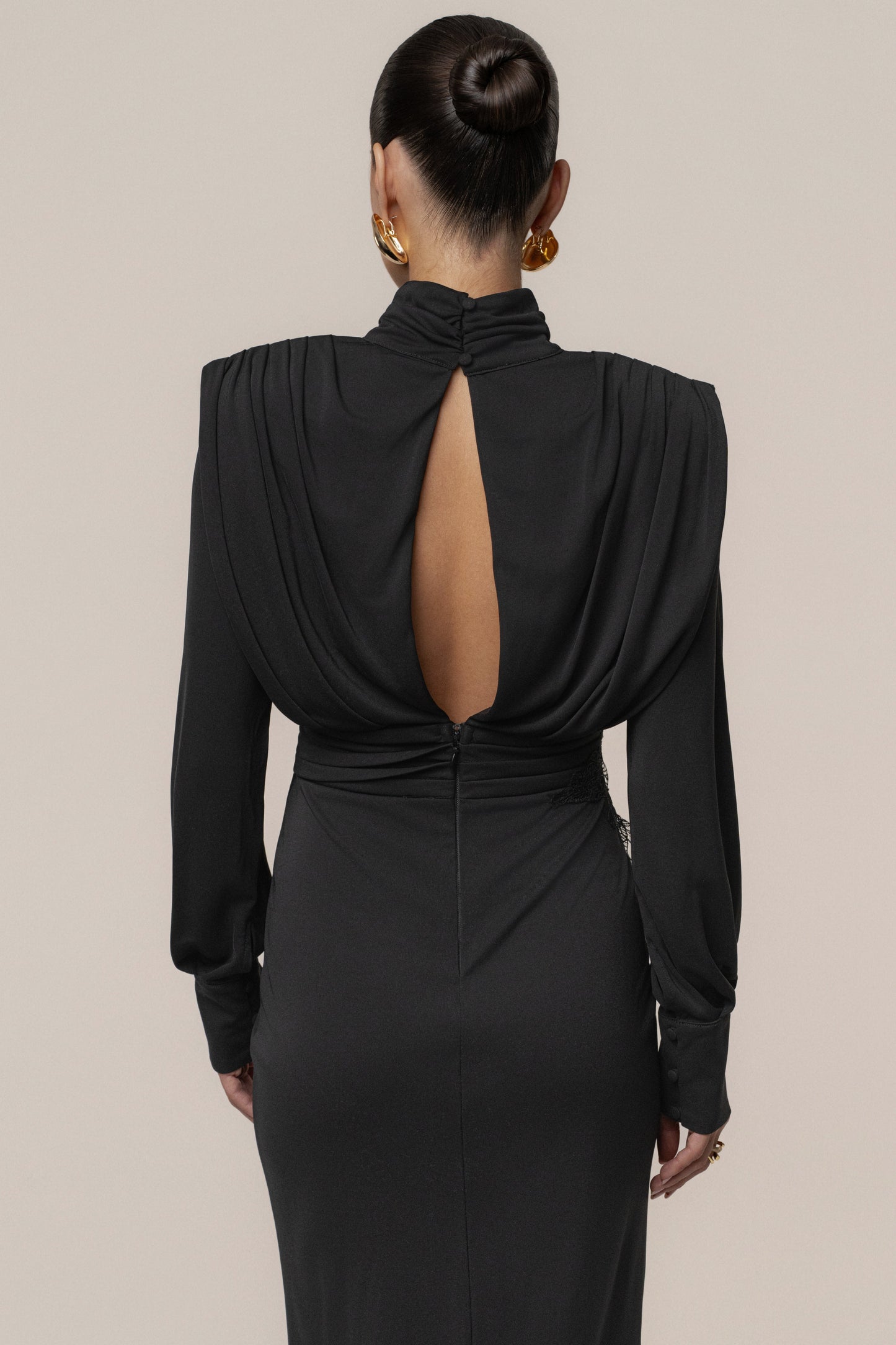 Black Radiance Maxi Gown