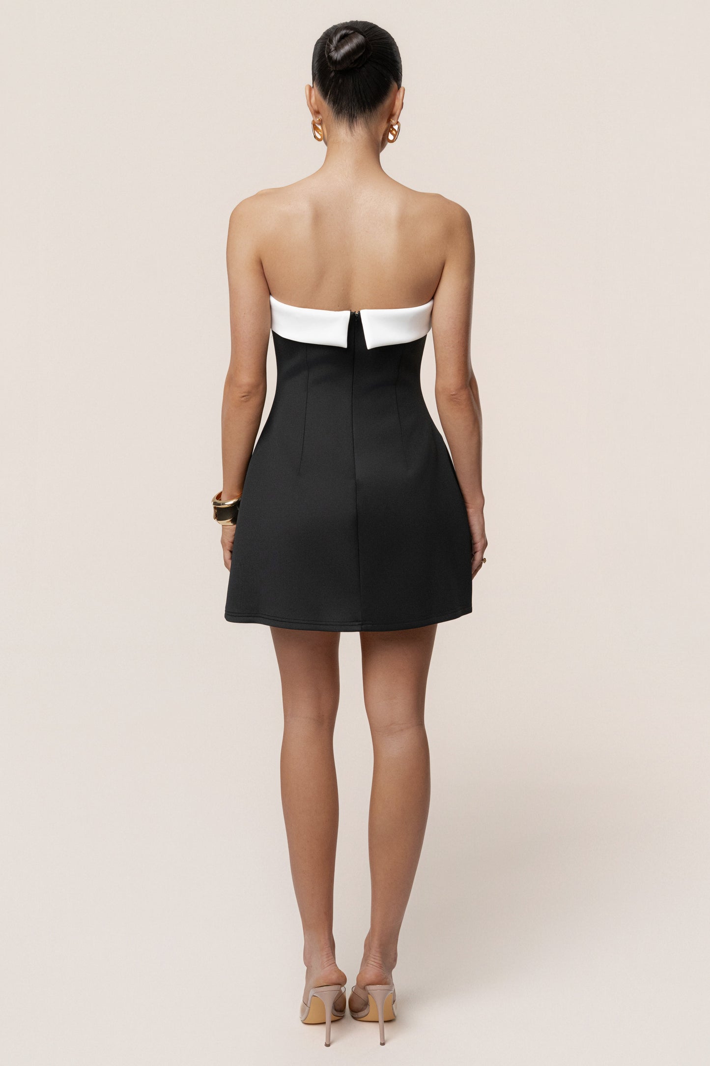 Black Midnight Toast Mini Dress