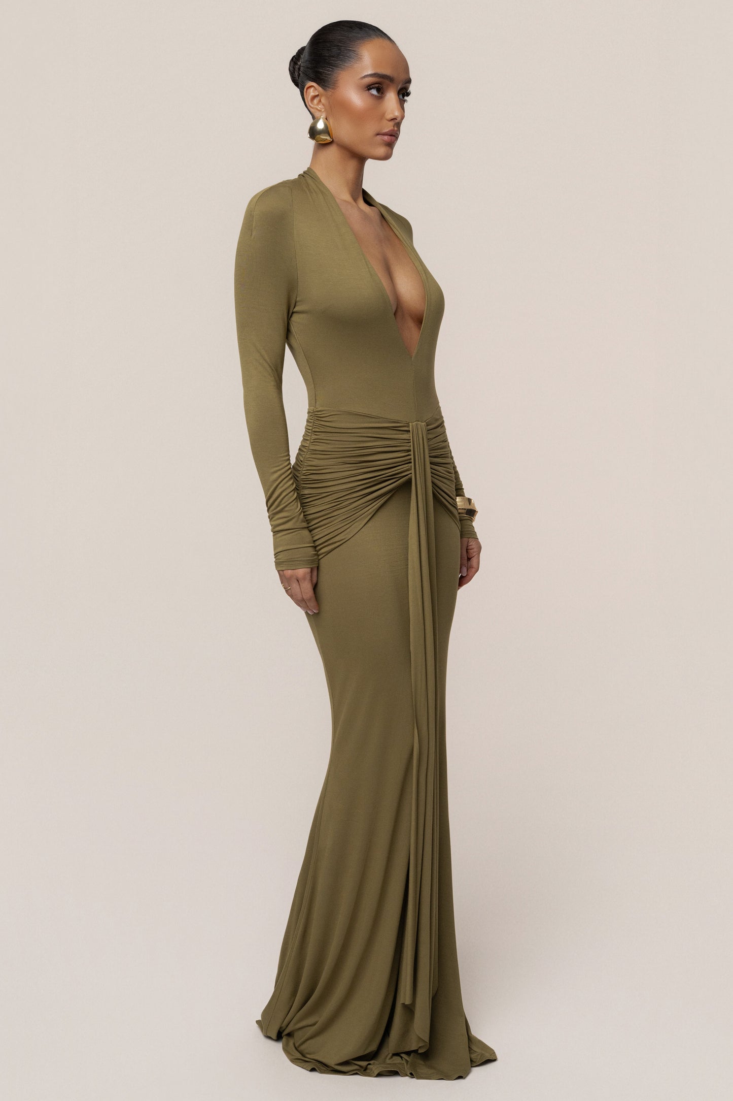 Olive All The Stars Maxi Dress