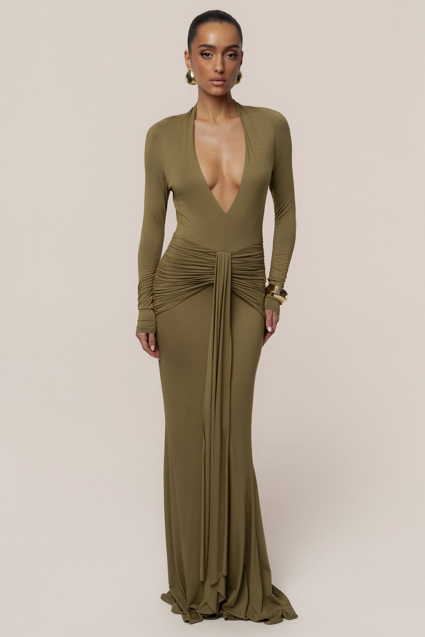 Olive All The Stars Maxi Dress