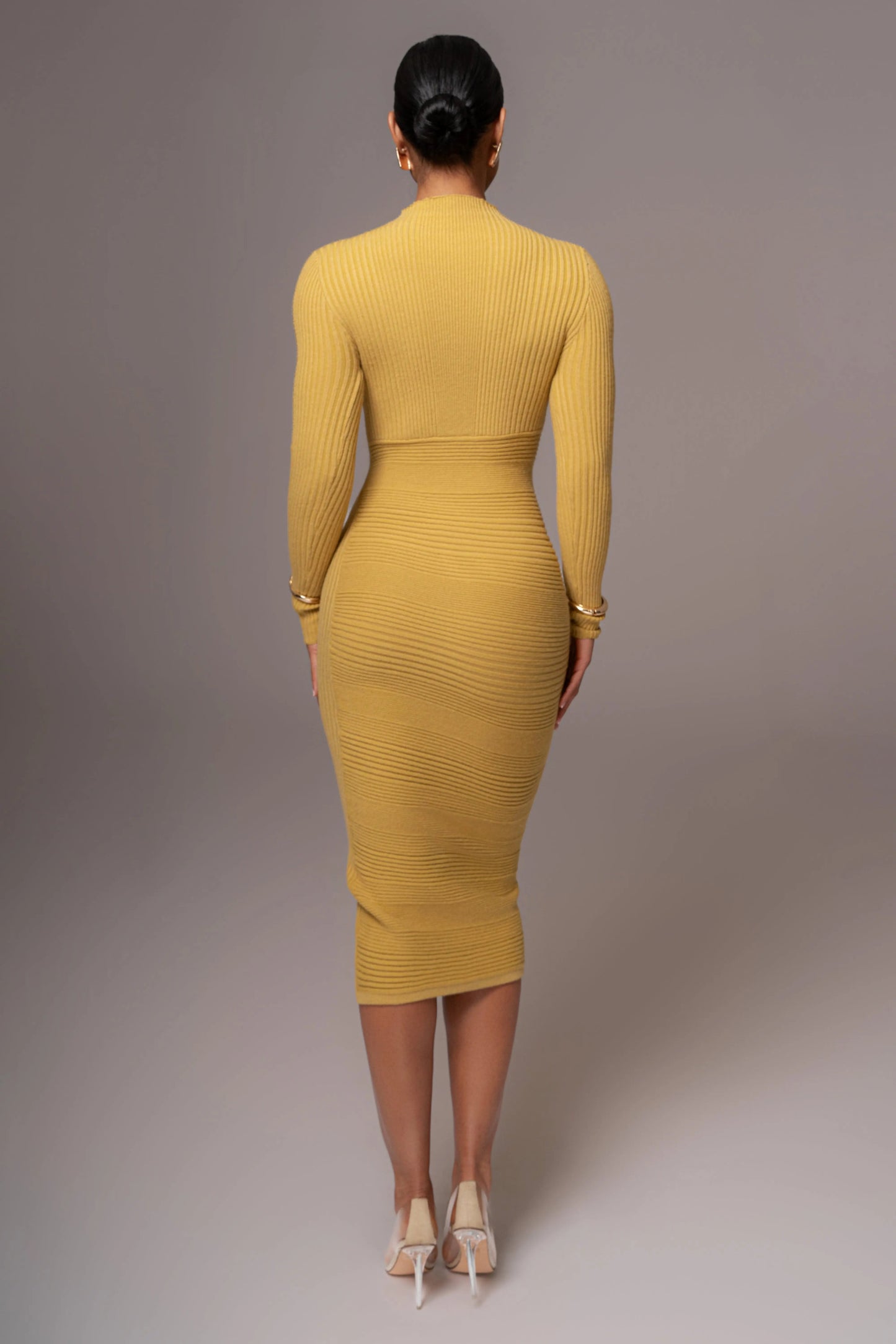 Lime Eliz Midi Dress