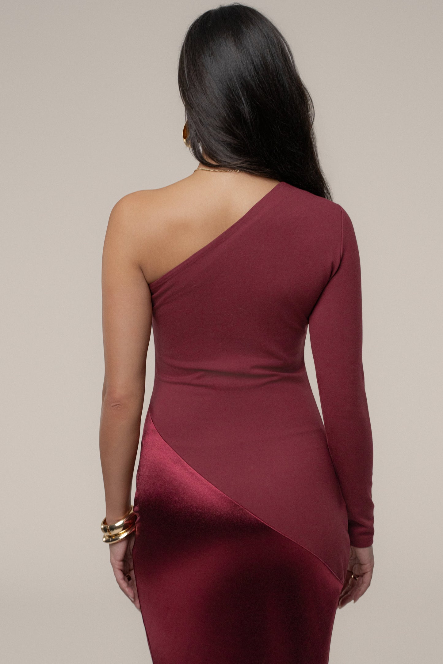 Burgundy Look Of Desire Maxi Dress