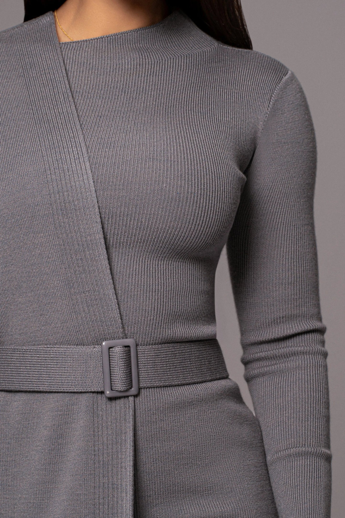 Grey Meant To Be Knit Maxi Dress