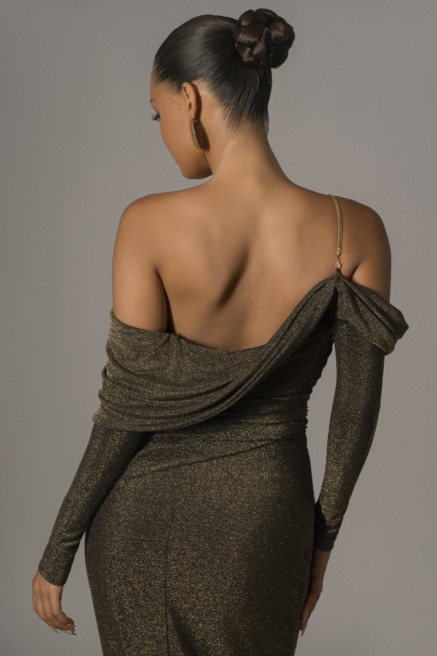 Gold Serina Maxi Dress