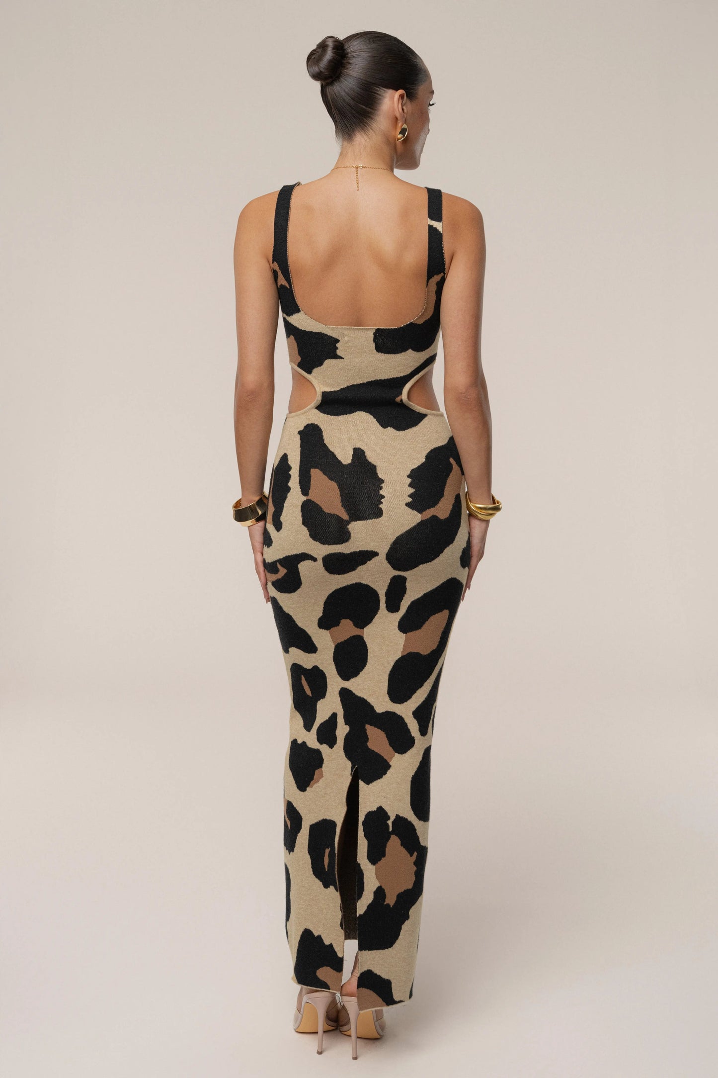 Leopard Zahara Print Maxi Dress